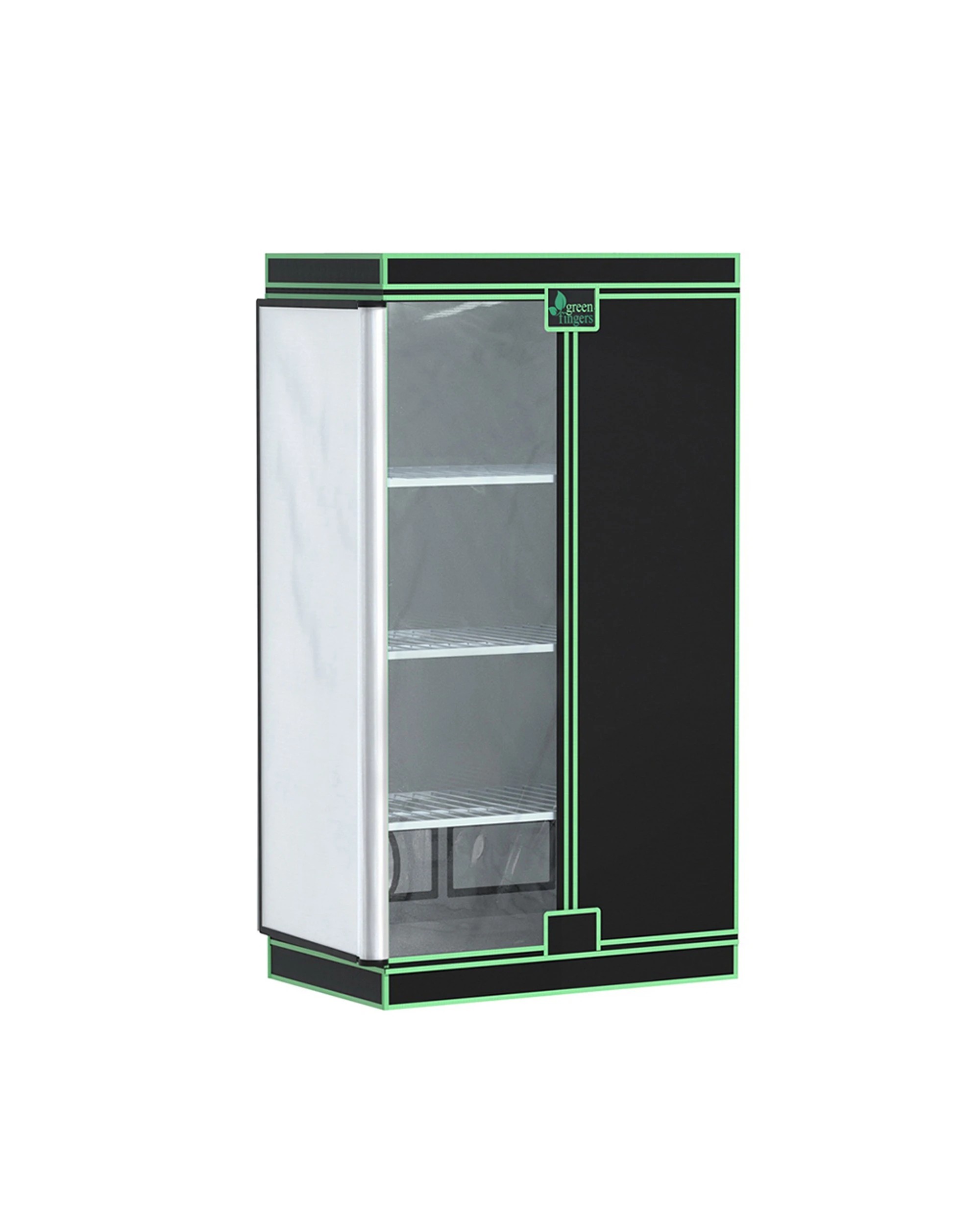 1 Green Fingers Grow Tent 100x60x180cm 4 Tiers Kits Hydroponics Indoor Grow System - Black, 1 of 6