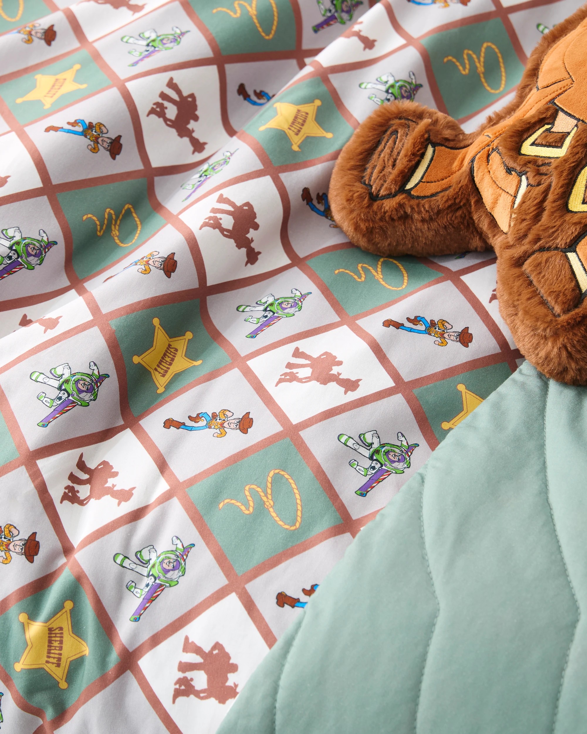 7 Disney Toy Story Australian Cotton Quilt Cover Set - Double Bed - Green, 7 of 7
