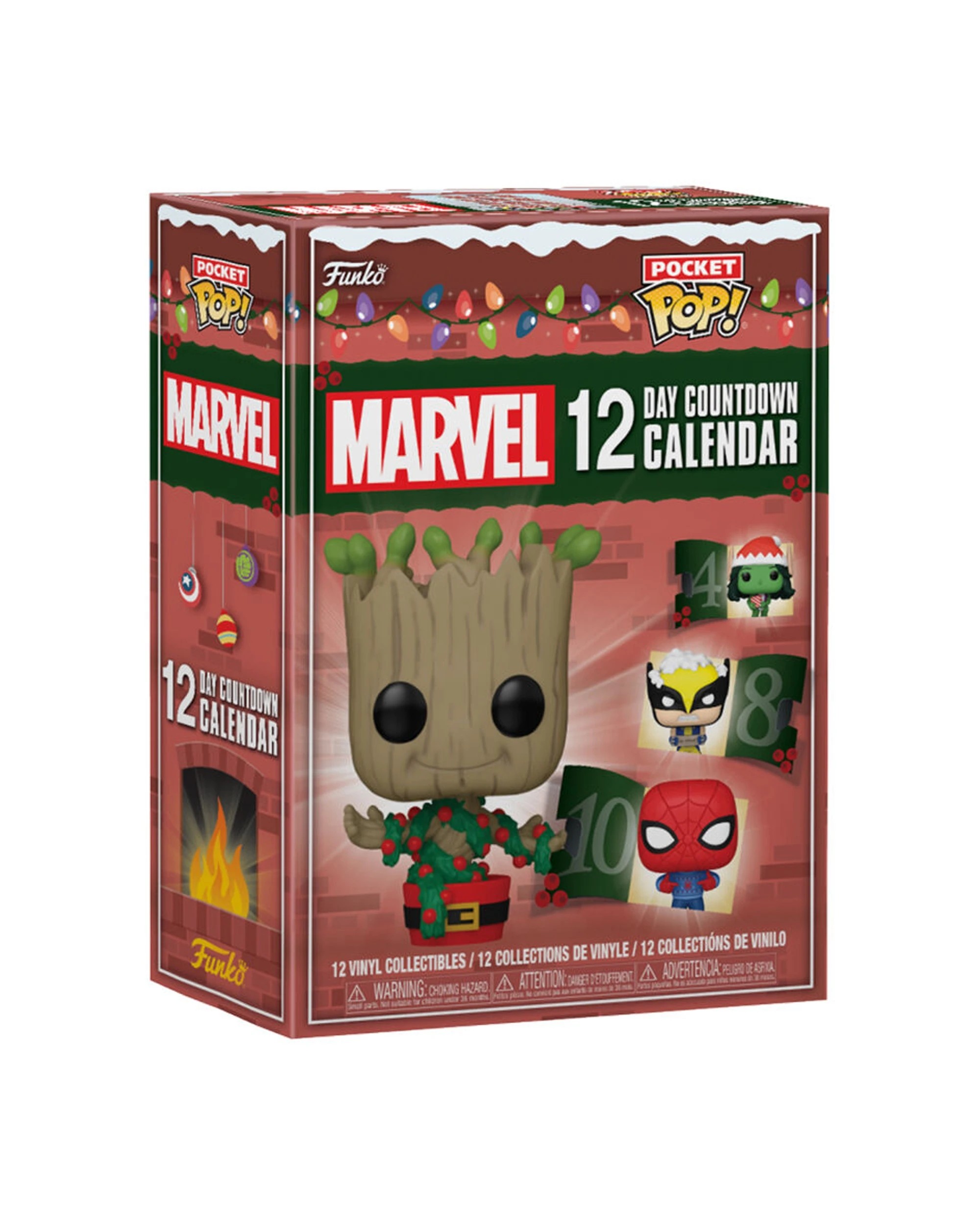 1 MARVEL Funko Marvel 2024 12Day Countdown Calendar Pocket Pop Figure Set Toy - Multi, 1 of 3