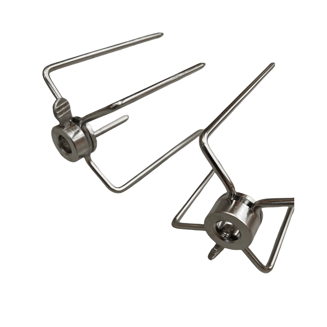 3 BR Home Rotisserie Spit Forks for BBQ and Kabobs - Set of 2, 3 of 8