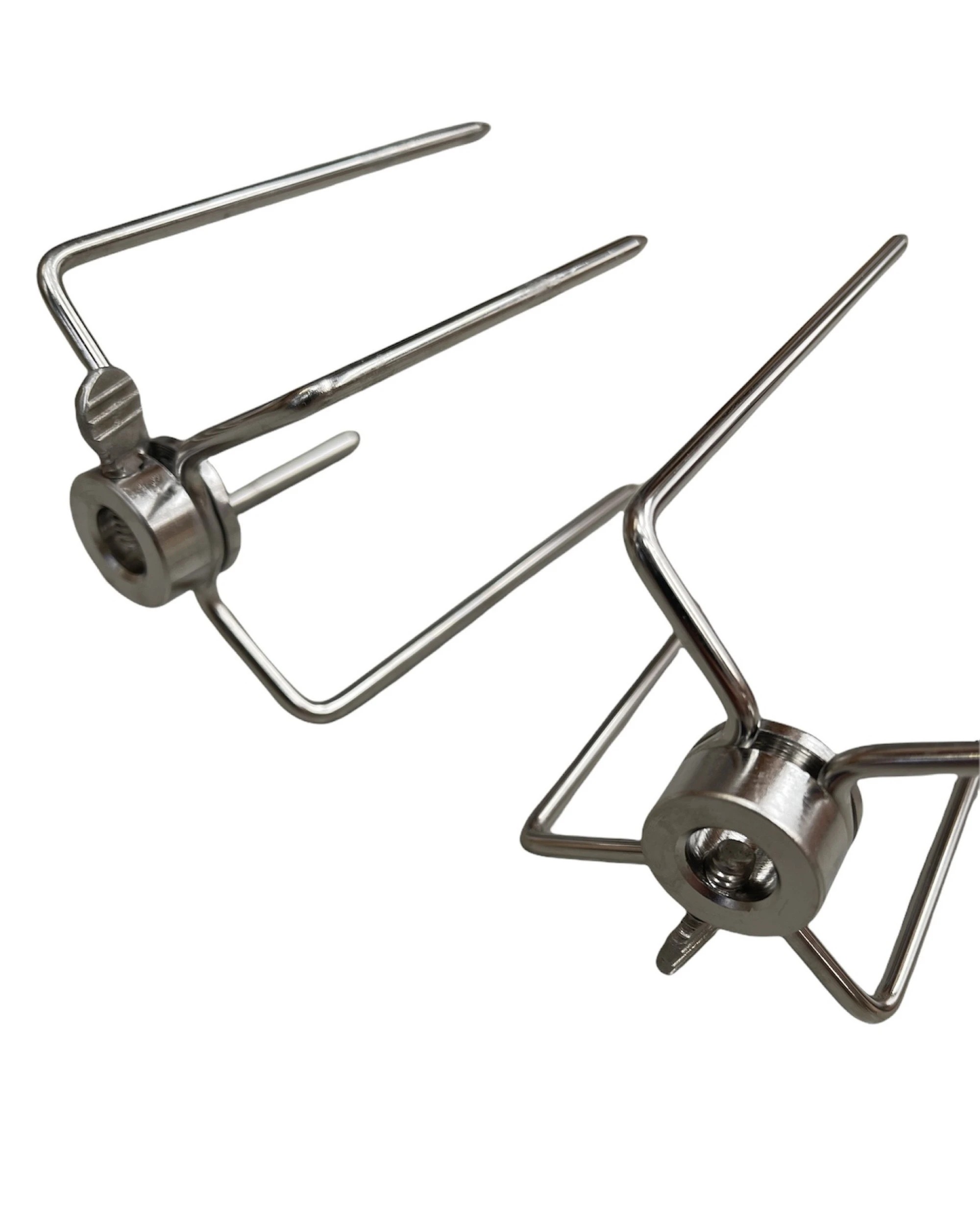3 BR Home Rotisserie Spit Forks for BBQ and Kabobs - Set of 2, 3 of 7