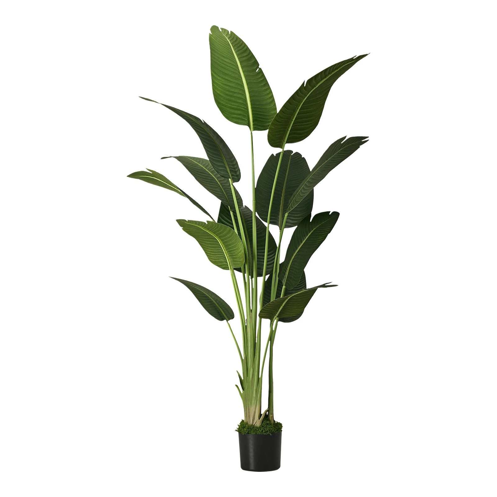1 Livsip 180cm Artificial Bird of Paradise Plant Fake Palm Tree, 1 of 9