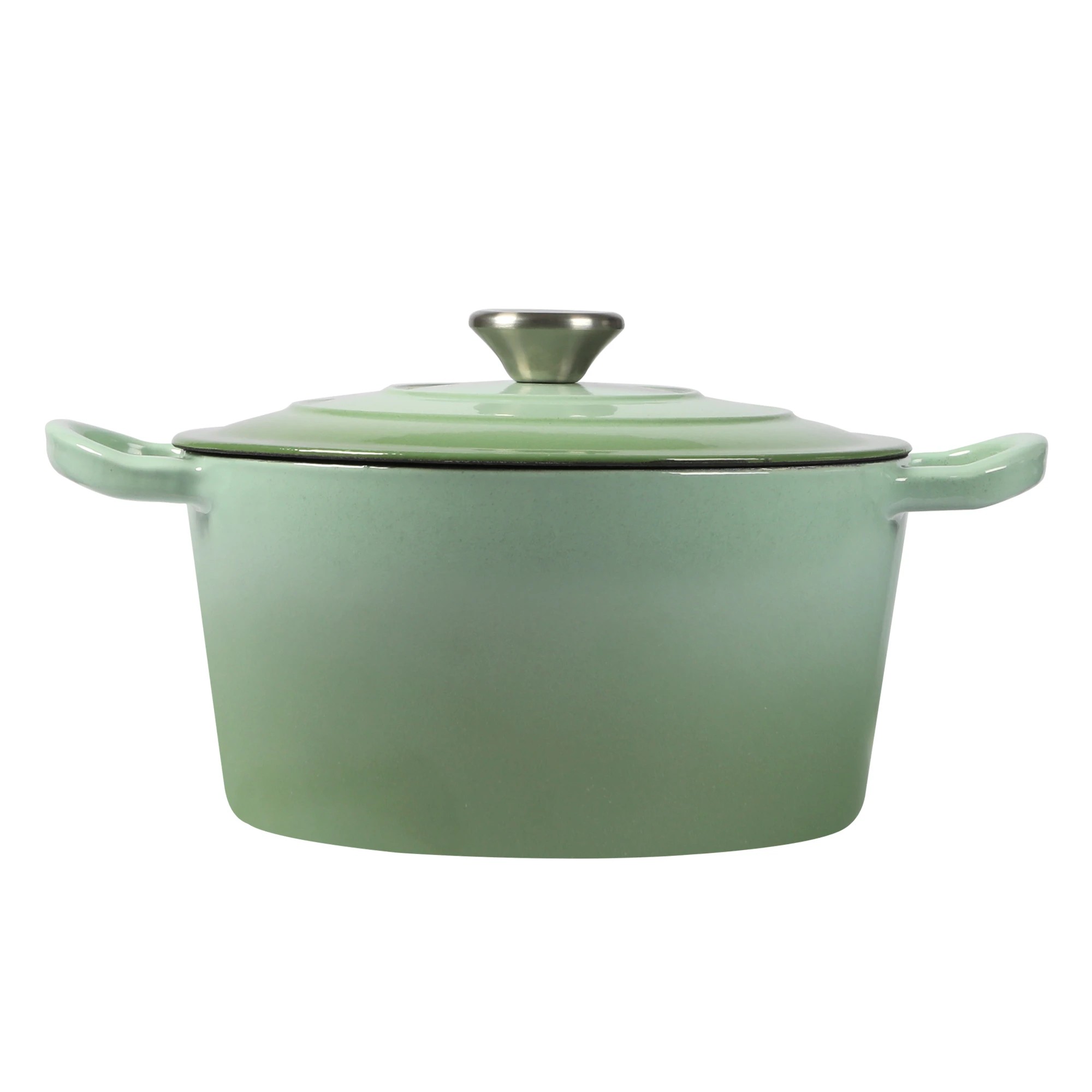 2 Toque Cast Iron Dutch 4l - Green, 2 of 6