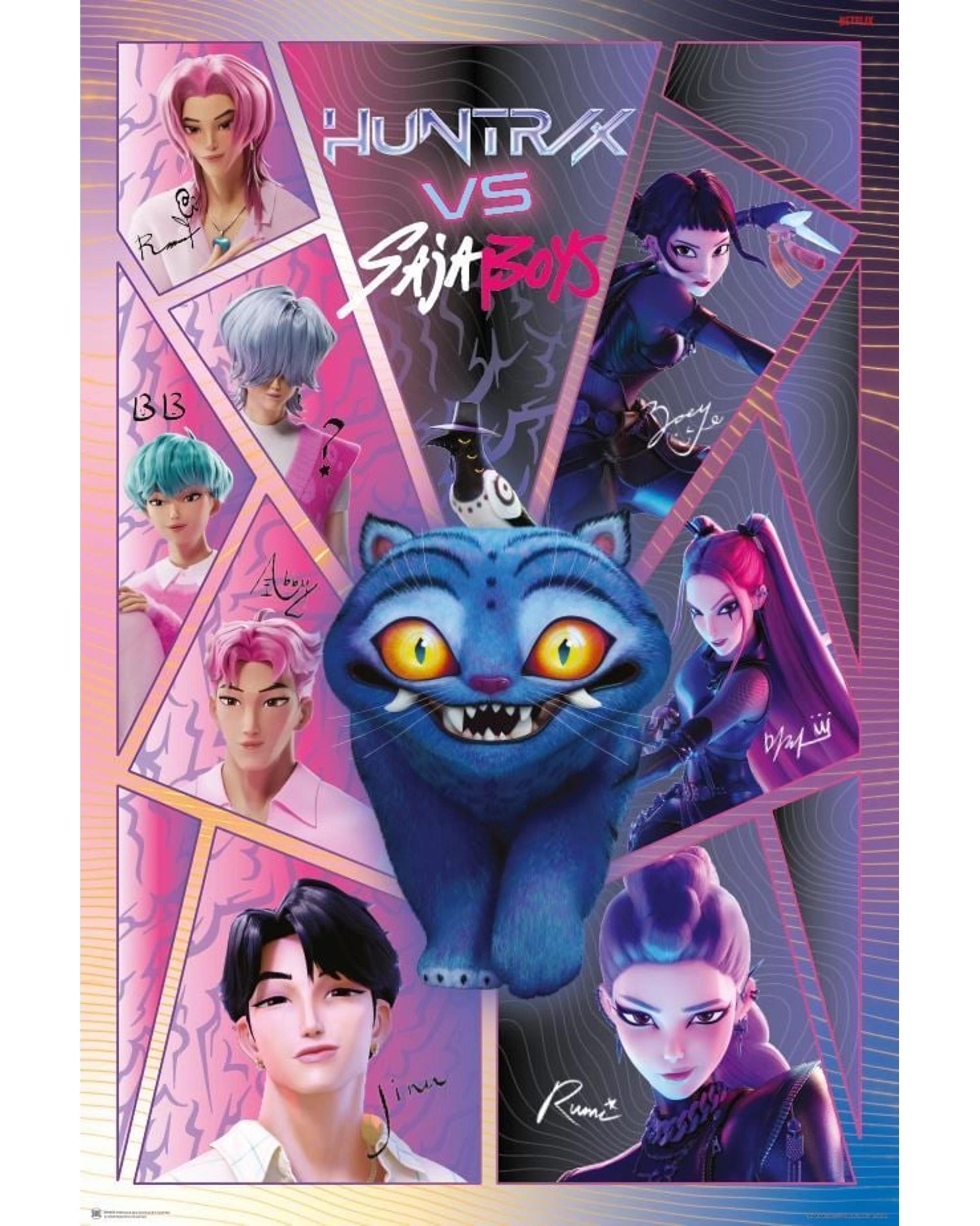 1 K-Pop Demon Hunters Broken Glass Poster, 1 of 1