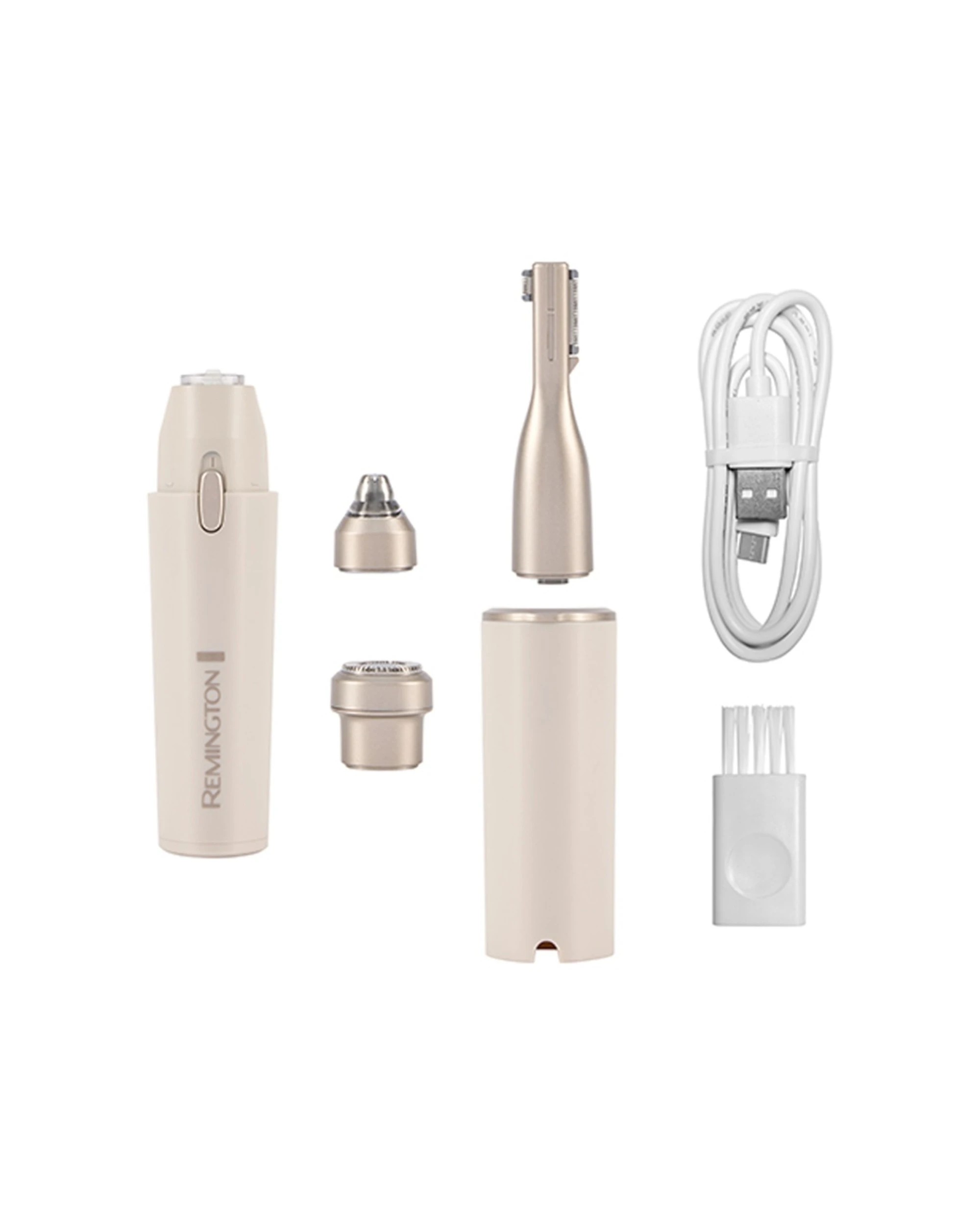 4 Remington BareMe 3-In-1 LED Facial Hair Precision Sculptor Remover Stone - Natural, 4 of 4