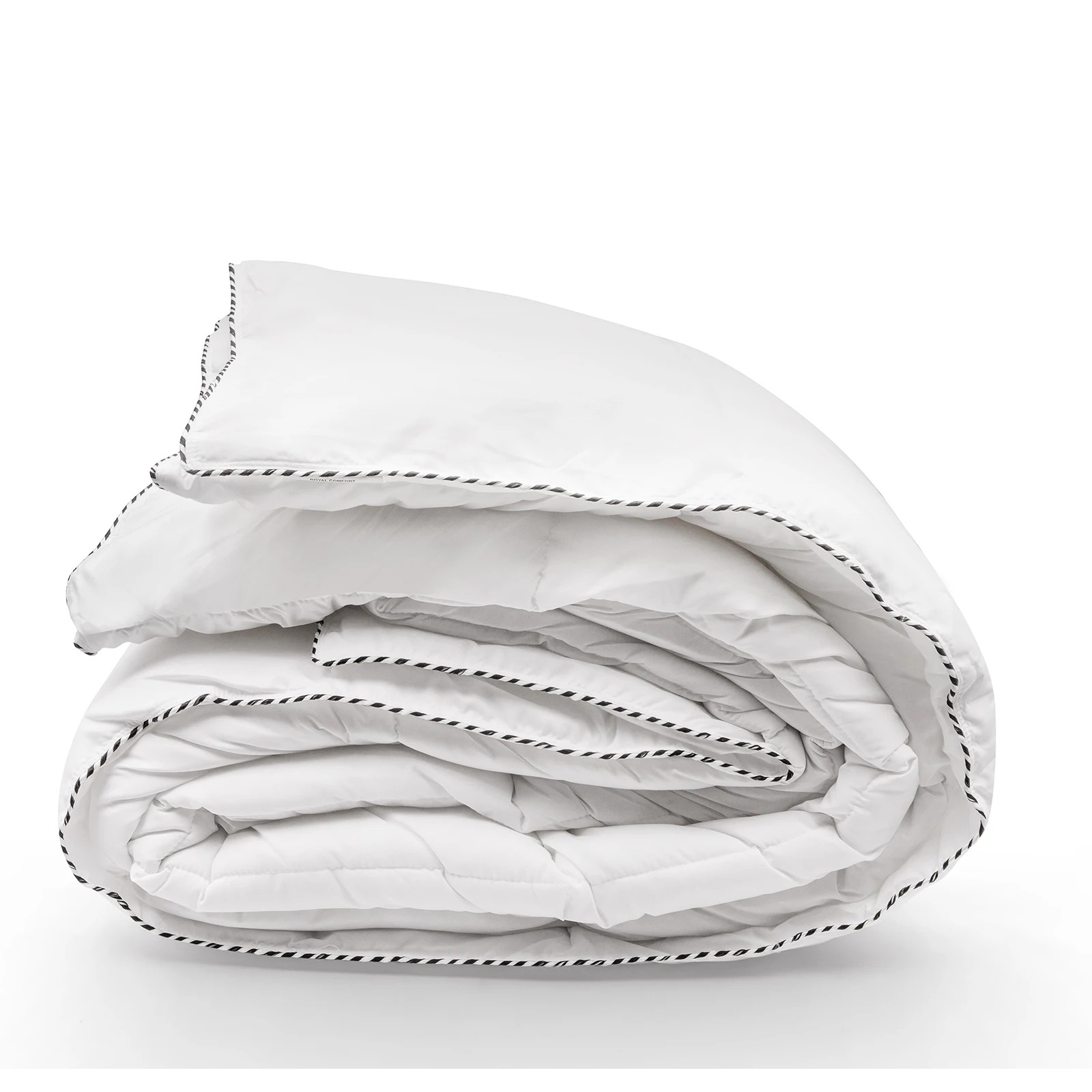 2 Royal Comfort 250GSM Bamboo Blend Quilt Luxury Duvet 100% Microfibre Cover - King Bed - White, 2 of 7