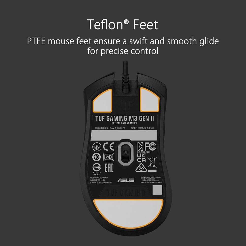 9 Asus TUF M3 II Gaming Mouse Black, 9 of 9
