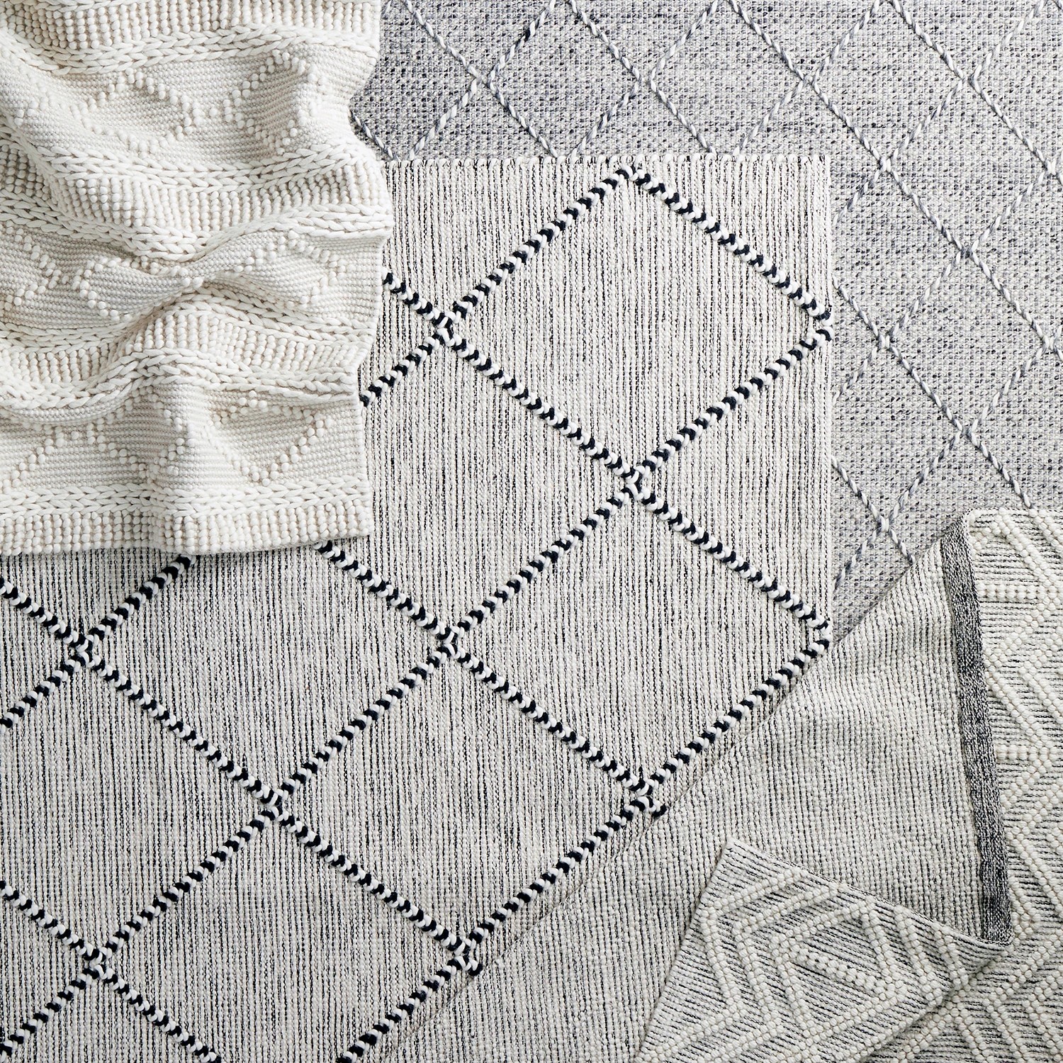 9 Common Ground Rugs Chateau 225x155cm - Medium Hand Loomed Floor Rug - Natural, 9 of 9
