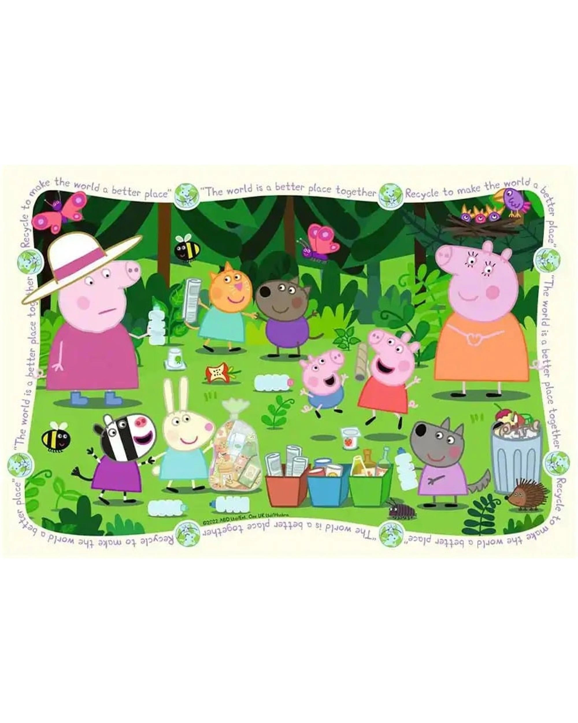 2 Ravensburger Peppa Pig Recycle Together 35 Piece Jigsaw Puzzle, 2 of 2