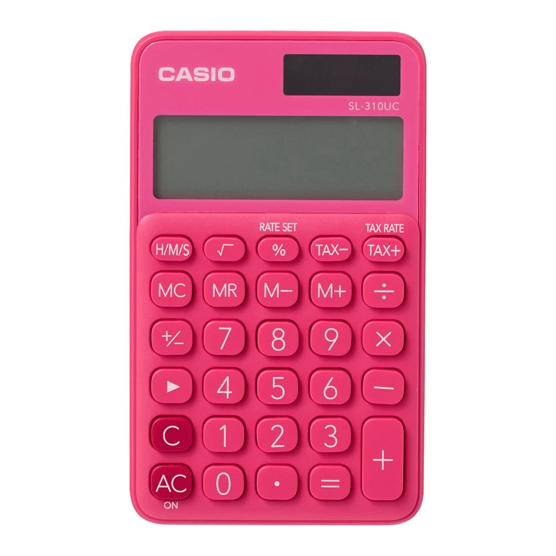 1 Casio 10 Digit Portable Calculator Pink SL-31OUC, 1 of 4