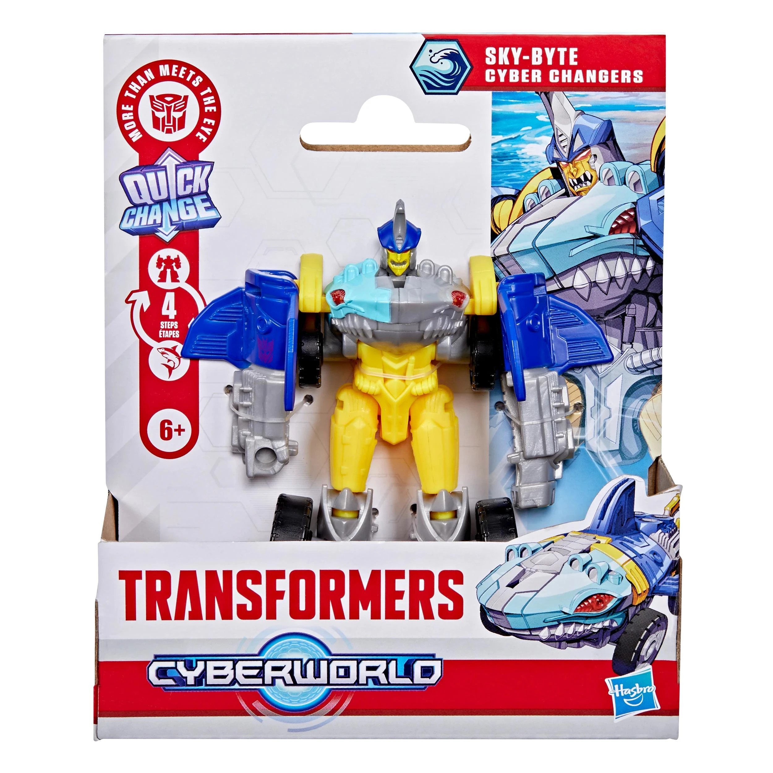 6 Transformers Cyberworld Cyber Changers Action Figure - Assorted - Multi, 6 of 8