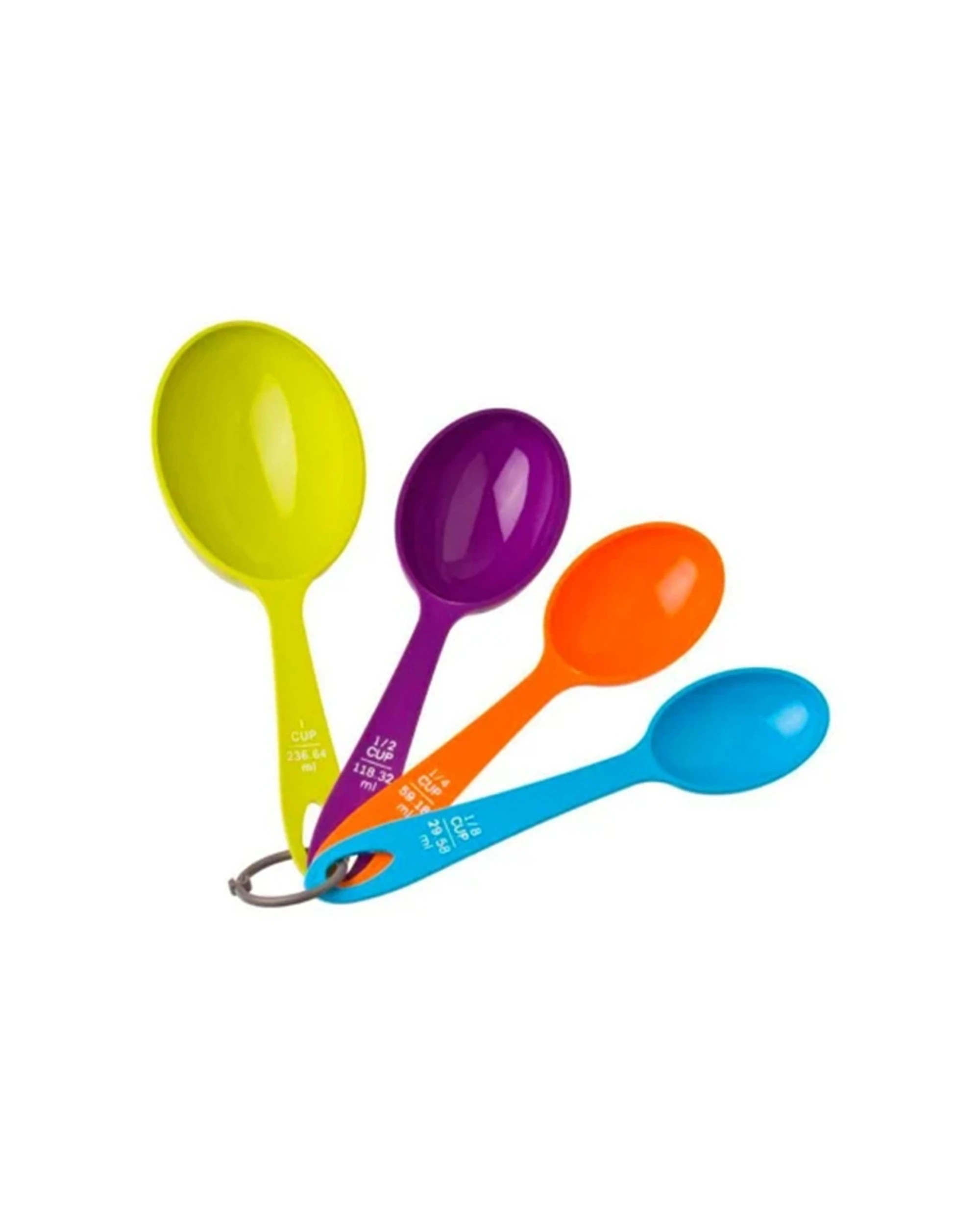 1 Appetito 4-Piece Measuring Cups Set, Multi-Colour - Multi, 1 of 3