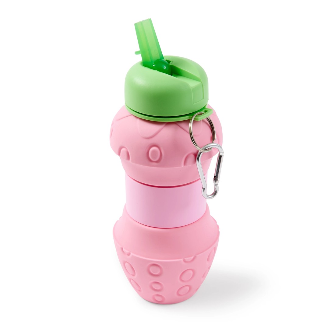 2 600ml Pop-Up Collapsible Drink Bottle - Strawberry, 2 of 10