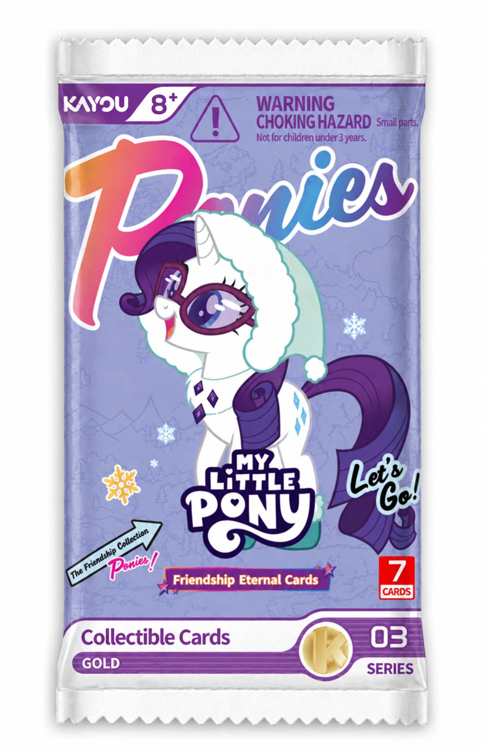 1 Kayou My Little Pony Friendship Eternal Fun Moments Series 3 Collectible Cards - Assorted, 1 of 4