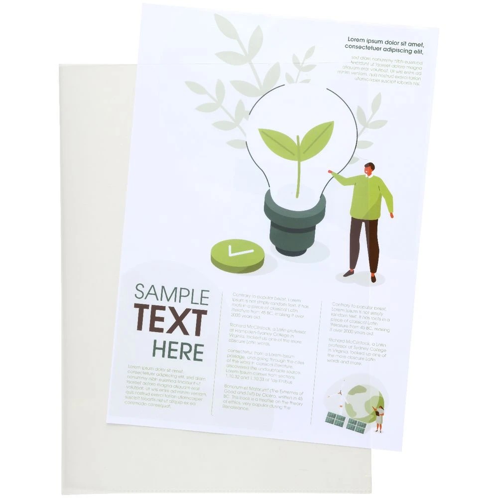 2 J.Burrows A3 PP Letter File Single Clear, 2 of 2