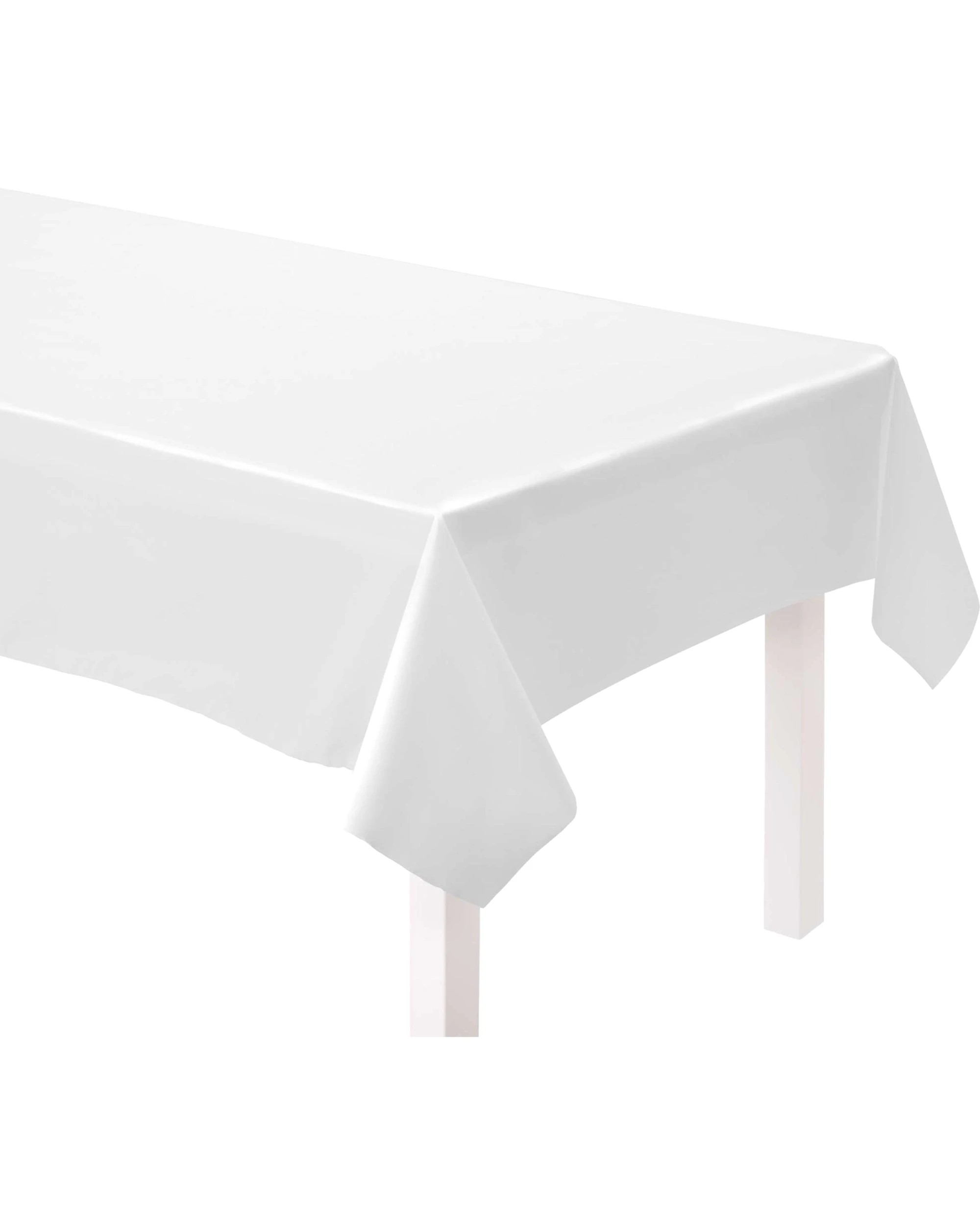 2 Amscan Rectangle Paper Tablecloth - Frosty White - Frosty White, 2 of 4