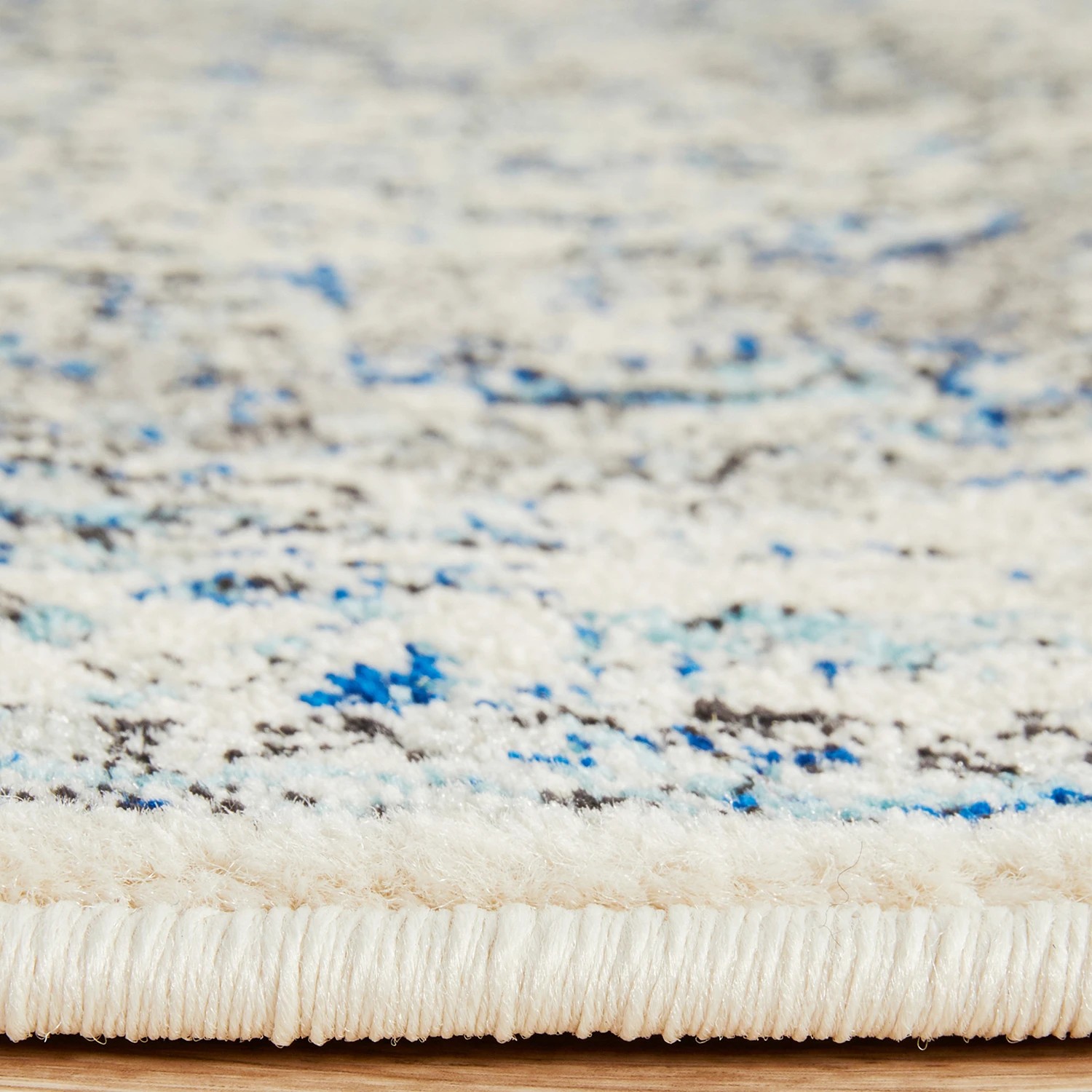 7 Common Ground Rugs Encore 251 300x80cm Runner - Medium Pet Friendly Rug - White, 7 of 7