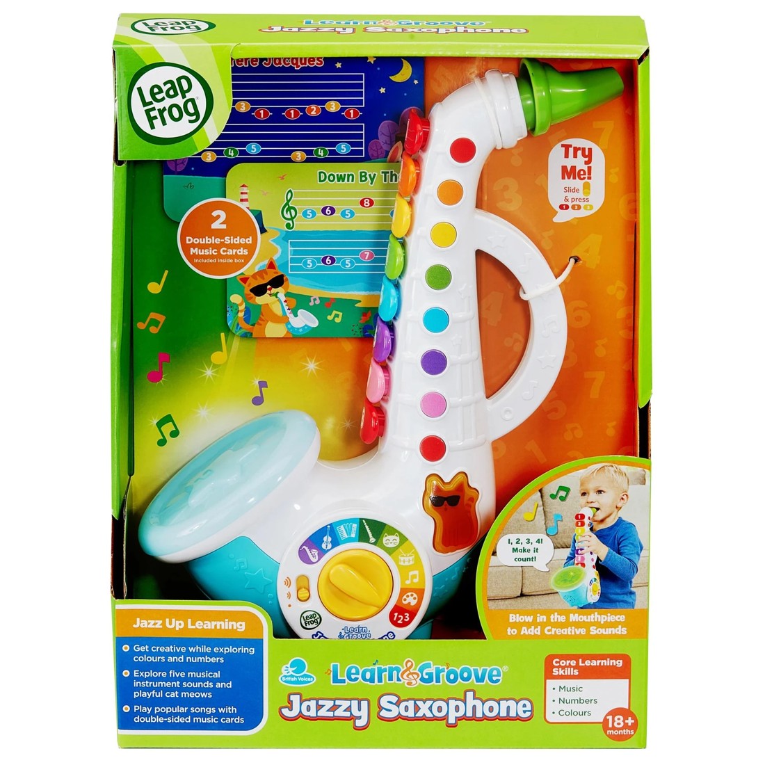 1 LeapFrog Learn & Groove Jazzy Saxophone - Multi, 1 of 6