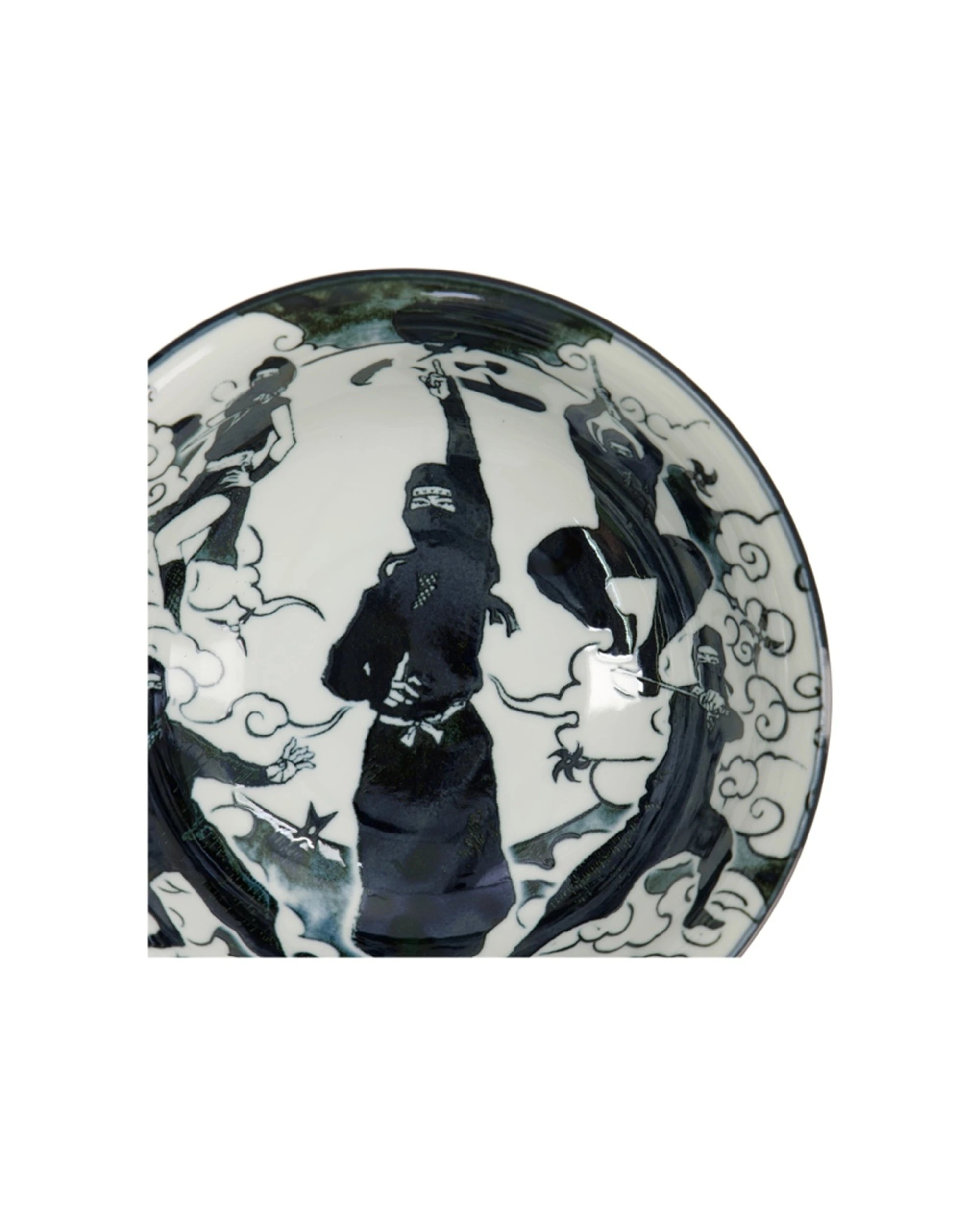 3 Tokyo Design Asakusa Bowl Japanese-Inspired Ceramic Dinnerware Ninja 20cm - Multi, 3 of 3