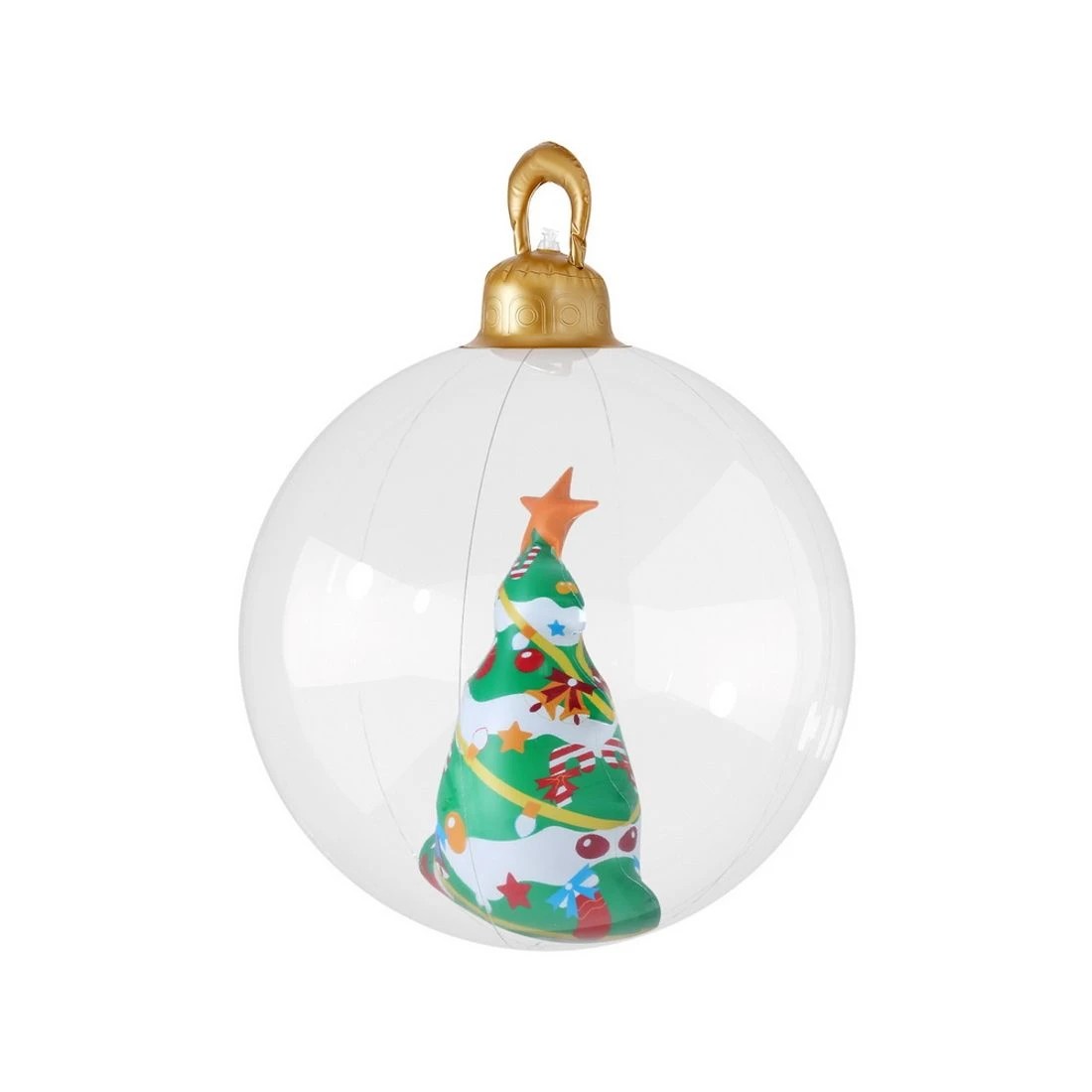 4 Jingle Jollys Christmas Inflatable Ball 60cm Tree Decoration Giant Bauble - Multi, 4 of 7