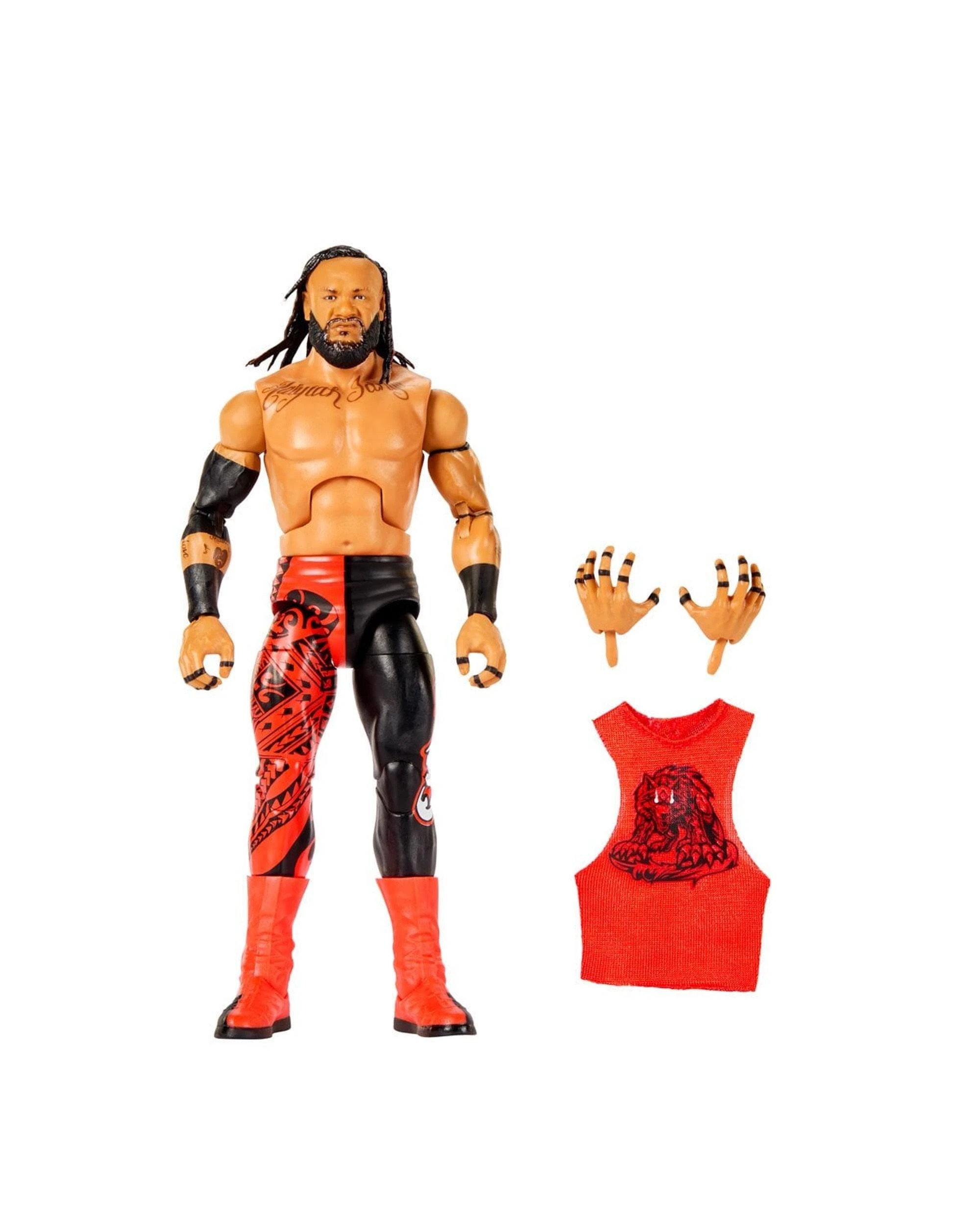 2 WWE Elite Collection Series 125 Jacob Fatu Action Figure, 2 of 8