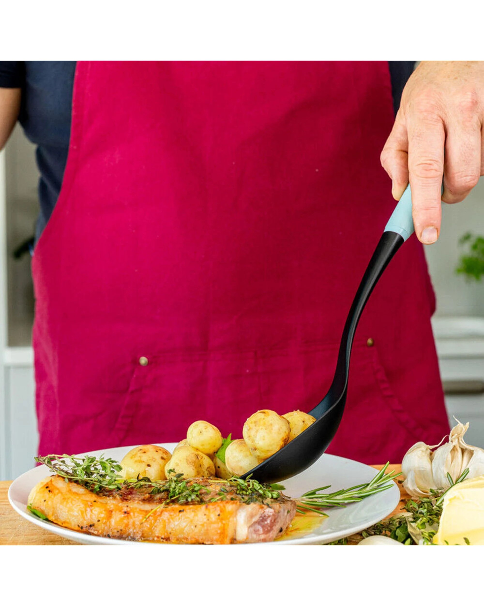 7 KitchenAid Plastic Soft Grip Basting Spoon 2PK Heat Resistant Durable Utensil - Multi, 7 of 8