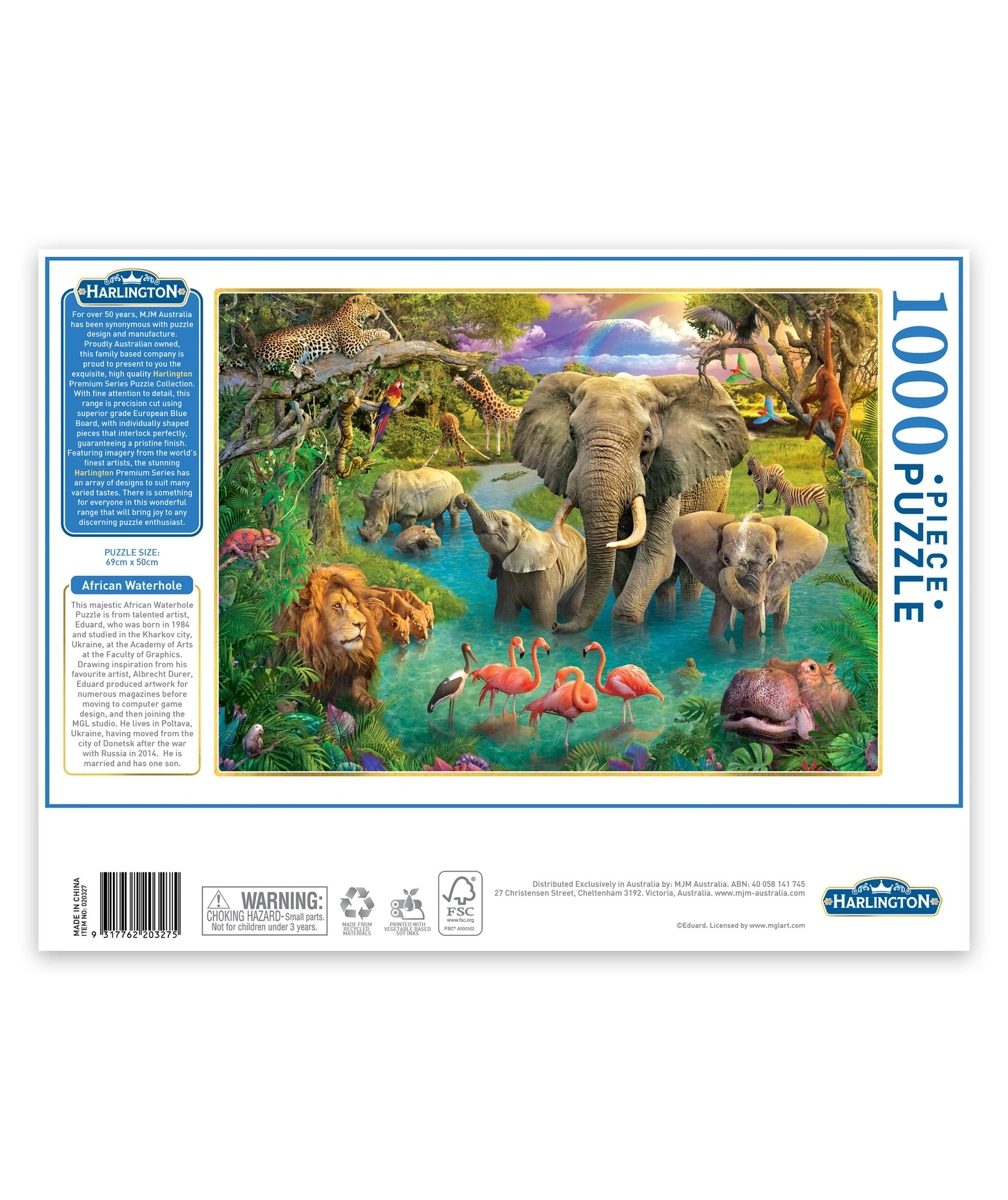 5 Harlington 1000 Piece Jigsaw Puzzle, - Animals & Nature - Assorted* - Multi, 5 of 7