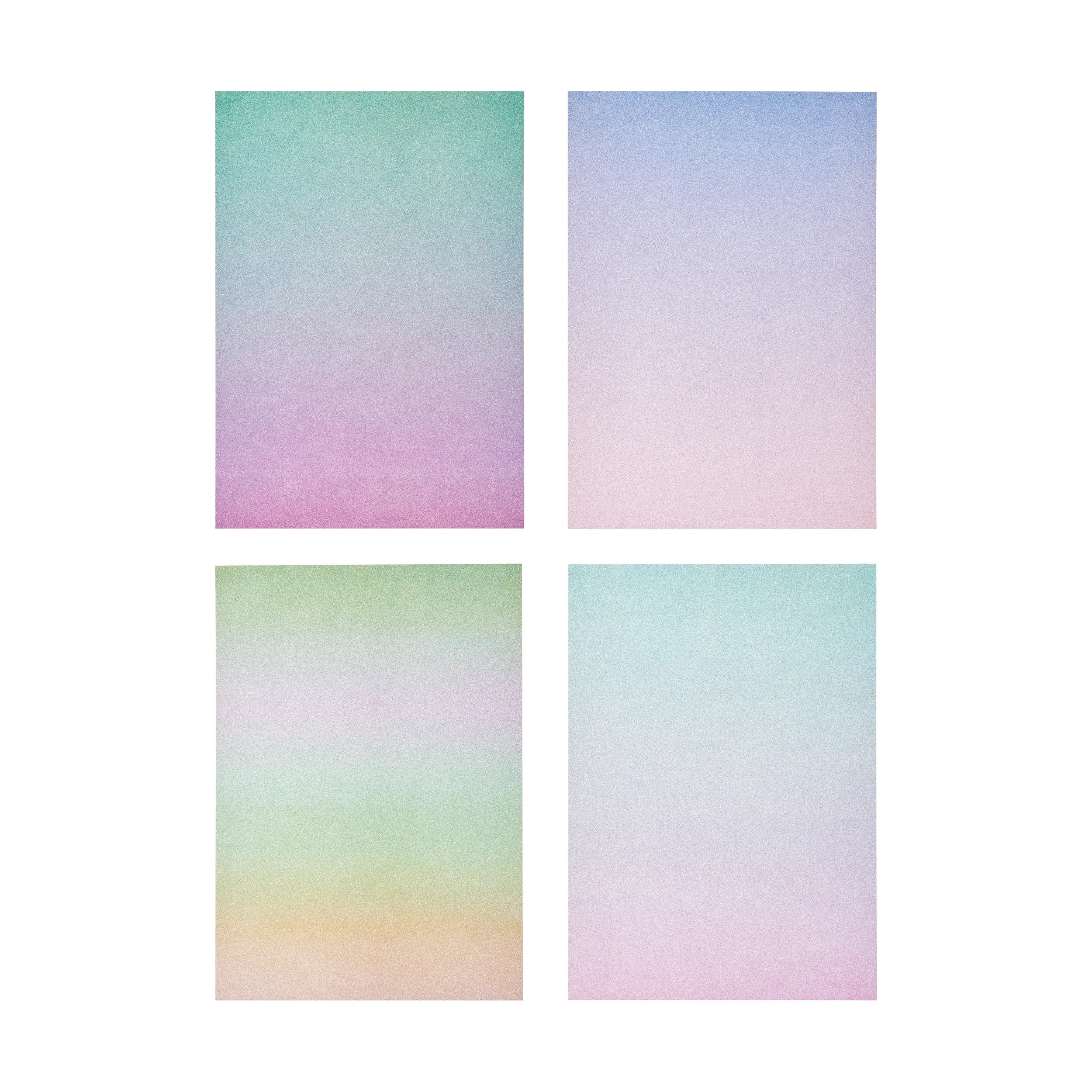 3 24 Pack Ombre Glitter Cardstock, 3 of 4