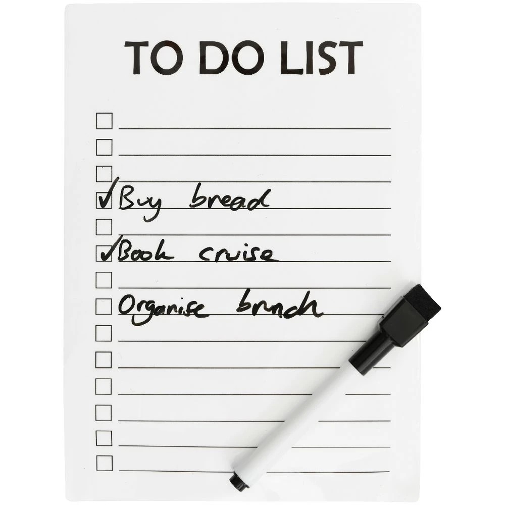 3 Otto Magnetic Dry Erase To Do List 225 x 160mm, 3 of 4