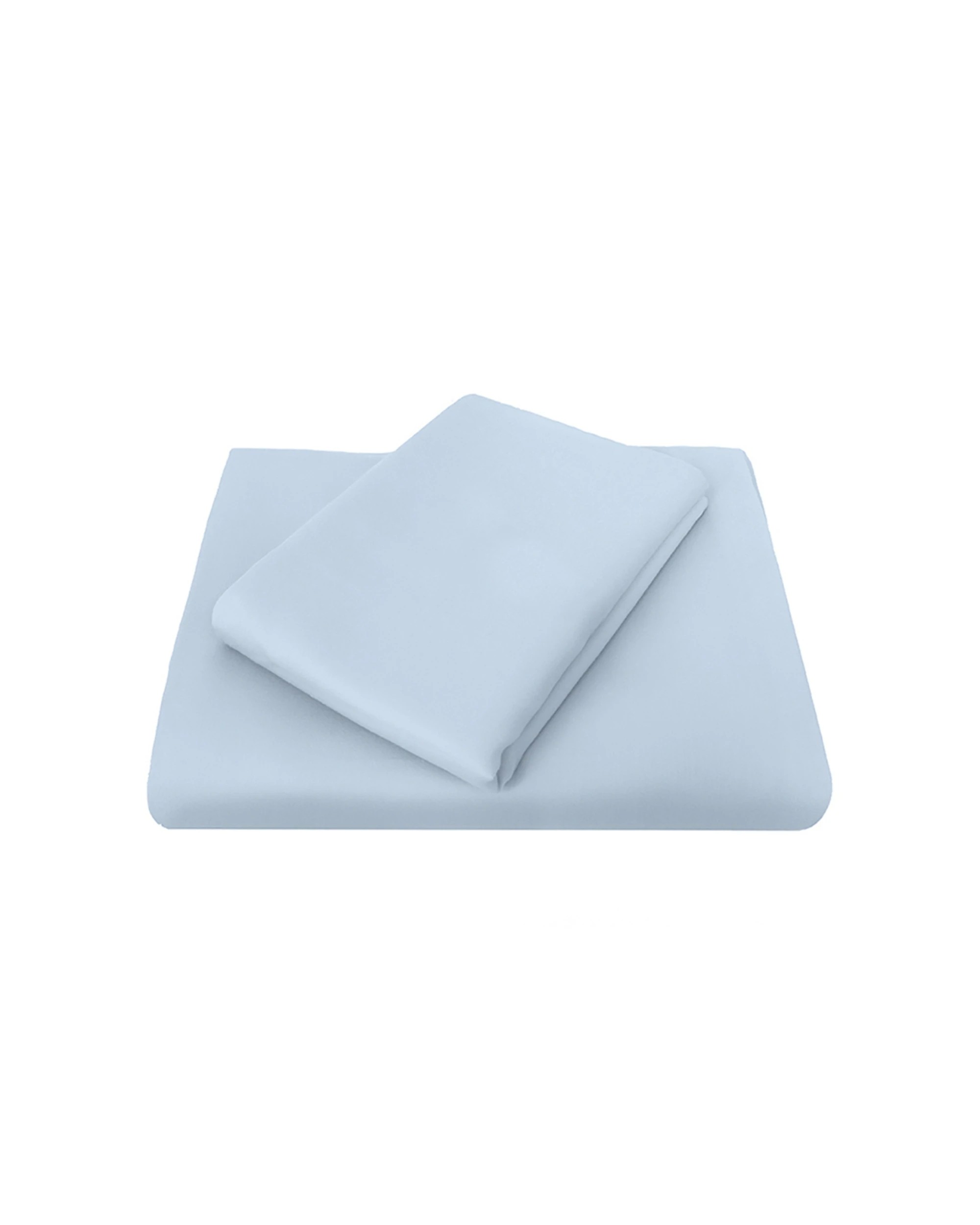 2 Bambury Chateau Flat Sheet Home Bedding - Single Bed - Blue, 2 of 3