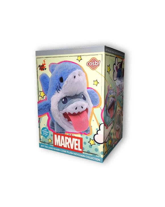 Hot Toys Cosbi Marvel Rivals Jeff the Land Shark Plush Keychain Blind Box