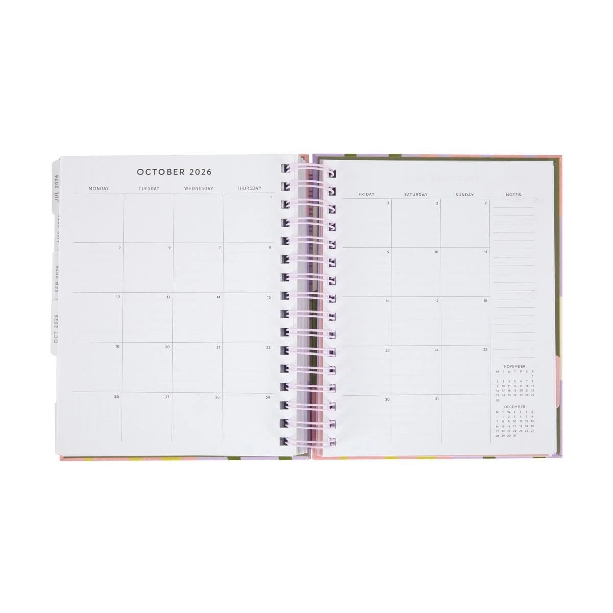3 25-26 18-Month Spiral Planner - Abstract, 3 of 7