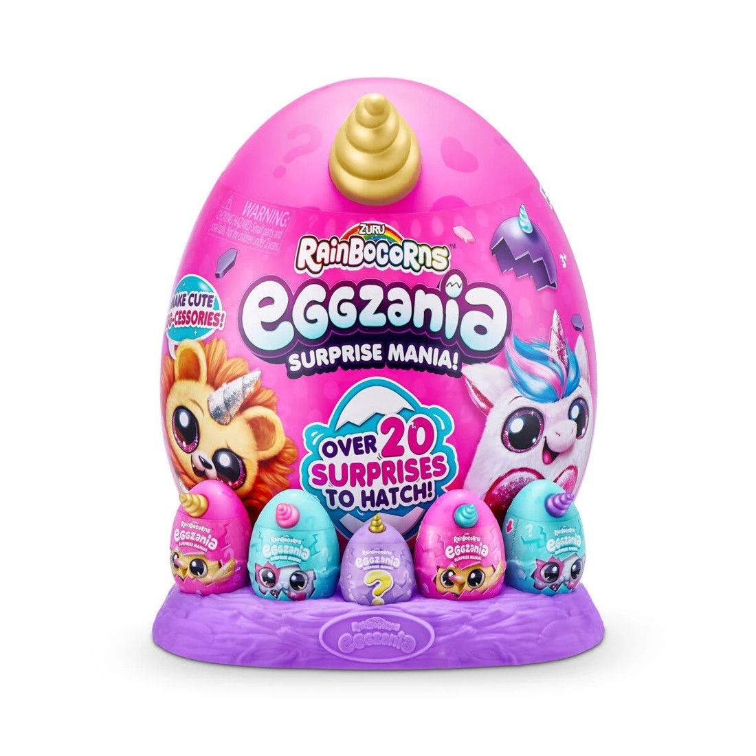 5 Zuru Rainbocorns Eggzania Surprise Mania! - Assorted, 5 of 10