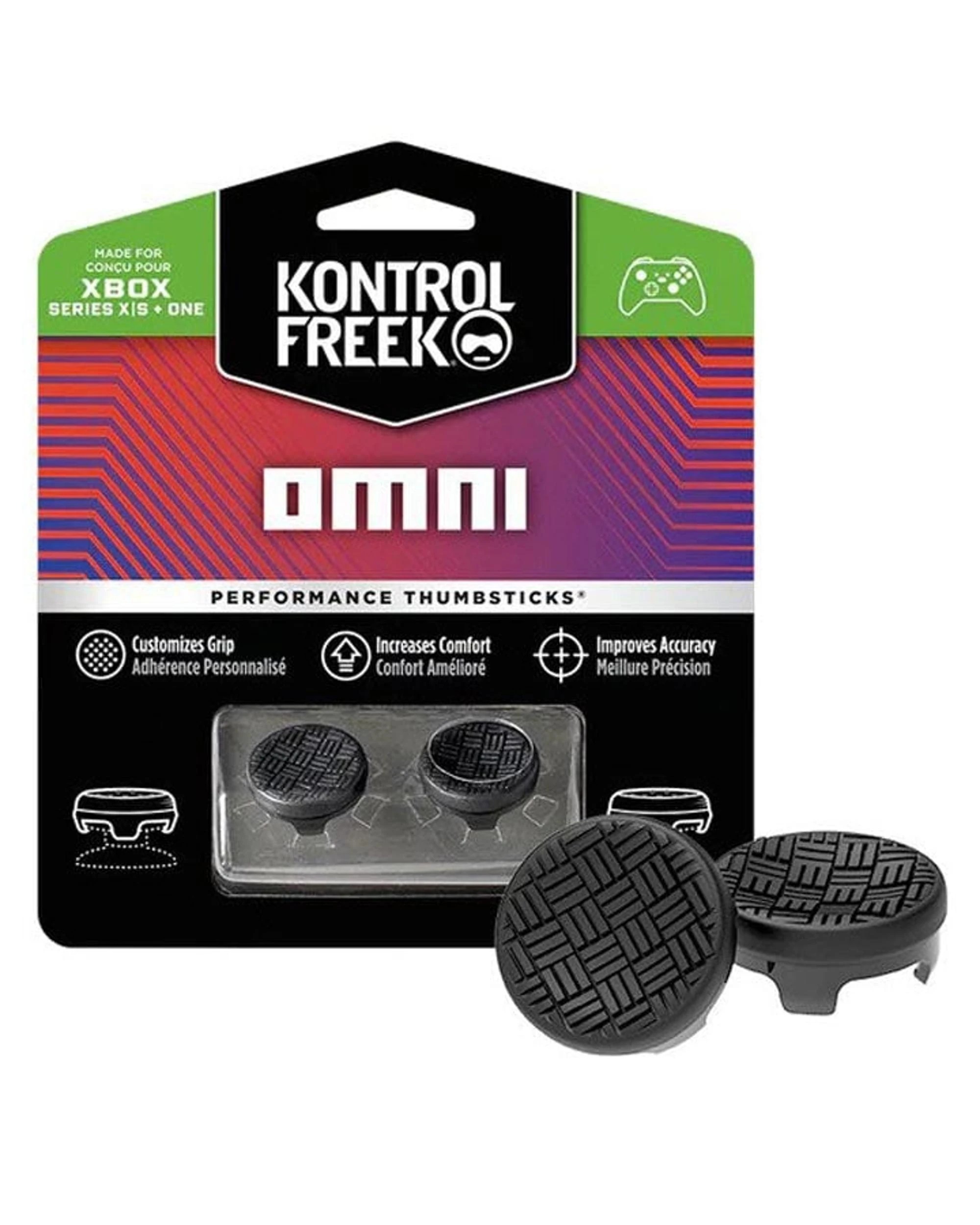 1 KontrolFreek Omni Performance Thumbsticks for Xbox Series X|S, Xbox One - Black, 1 of 2