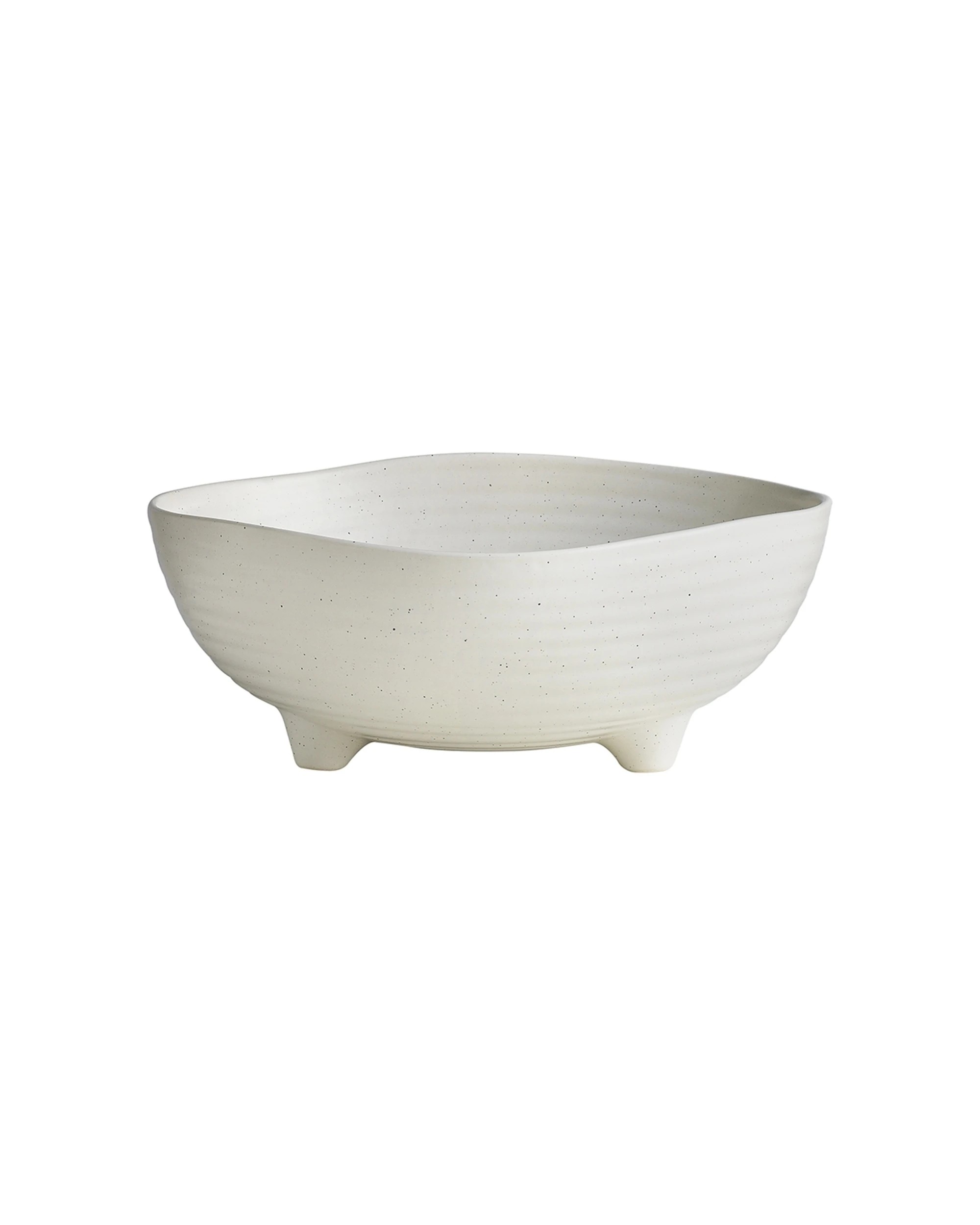 1 Ecology Ottawa Calico Legs Stoneware Soup Bowl 25x11cm - White, 1 of 1