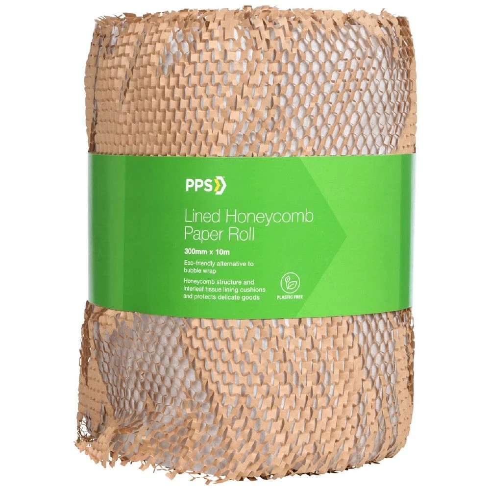1 PPS Lined Honeycomb Roll 300mm x 10 m, 1 of 2