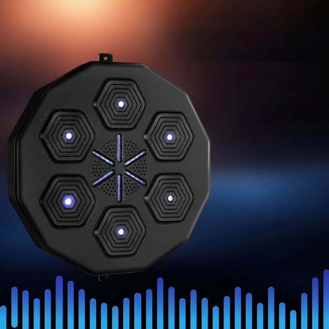 5 Everfit Music Boxing Machine tooth Target Punching USB Chargeable Home Gym - Black, 5 of 7