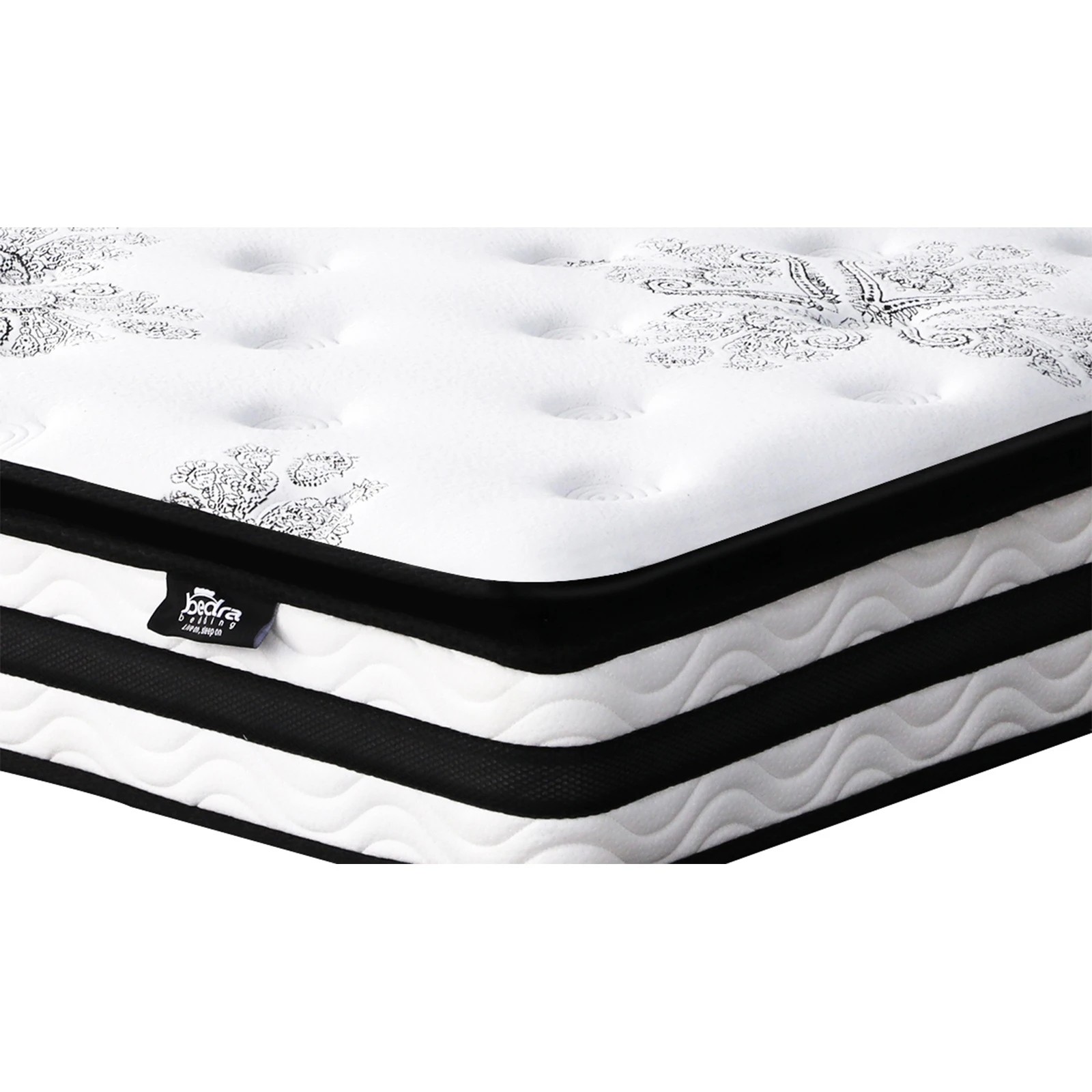 5 Bedra Bedding King Single Mattress Luxury Bed Bonnell Spring Foam 22cm
 - Multi, 5 of 10