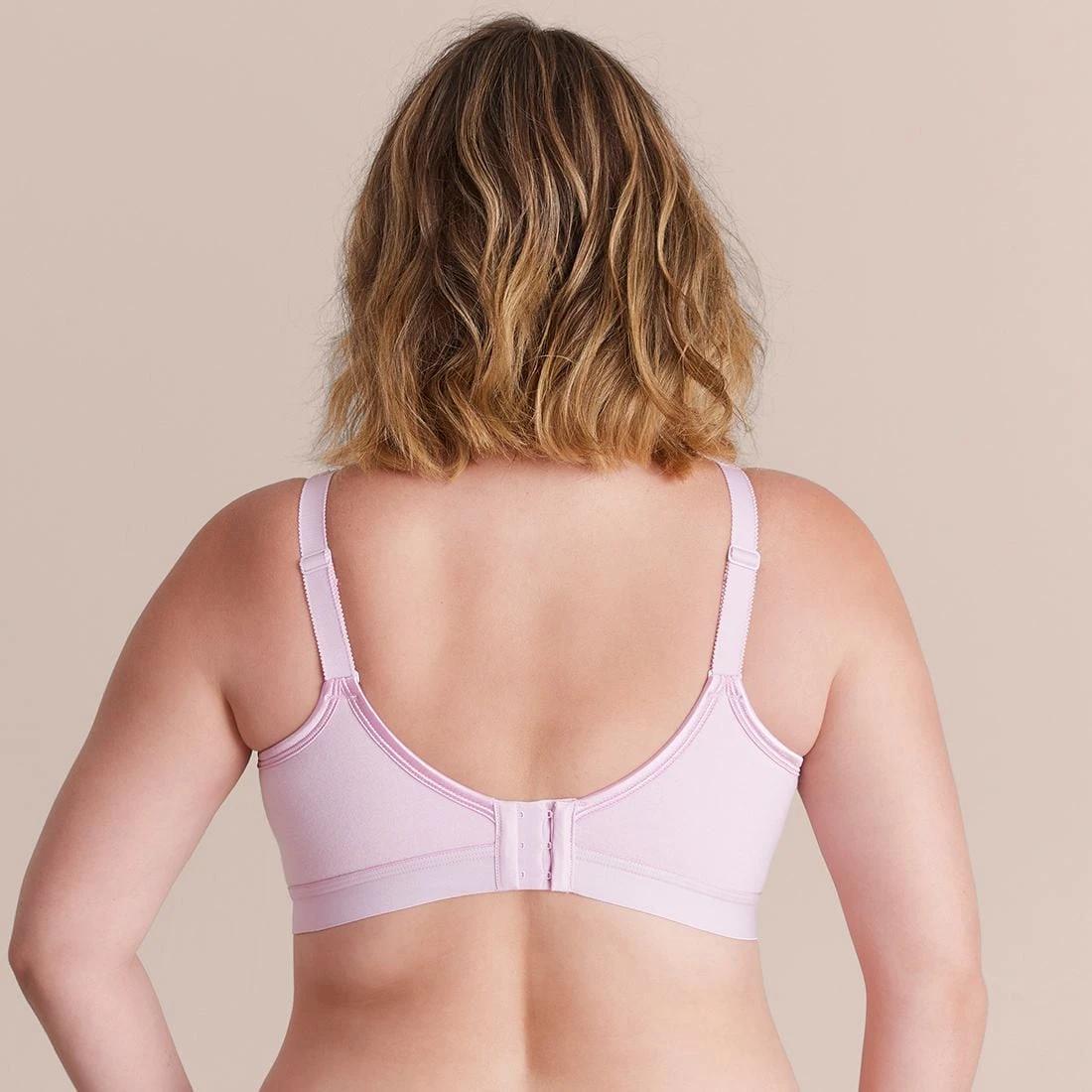 4 Target Australian Cotton Blend Womens Plus Size Moulded Wirefree Bra WINSOME ORCHID, 4 of 6