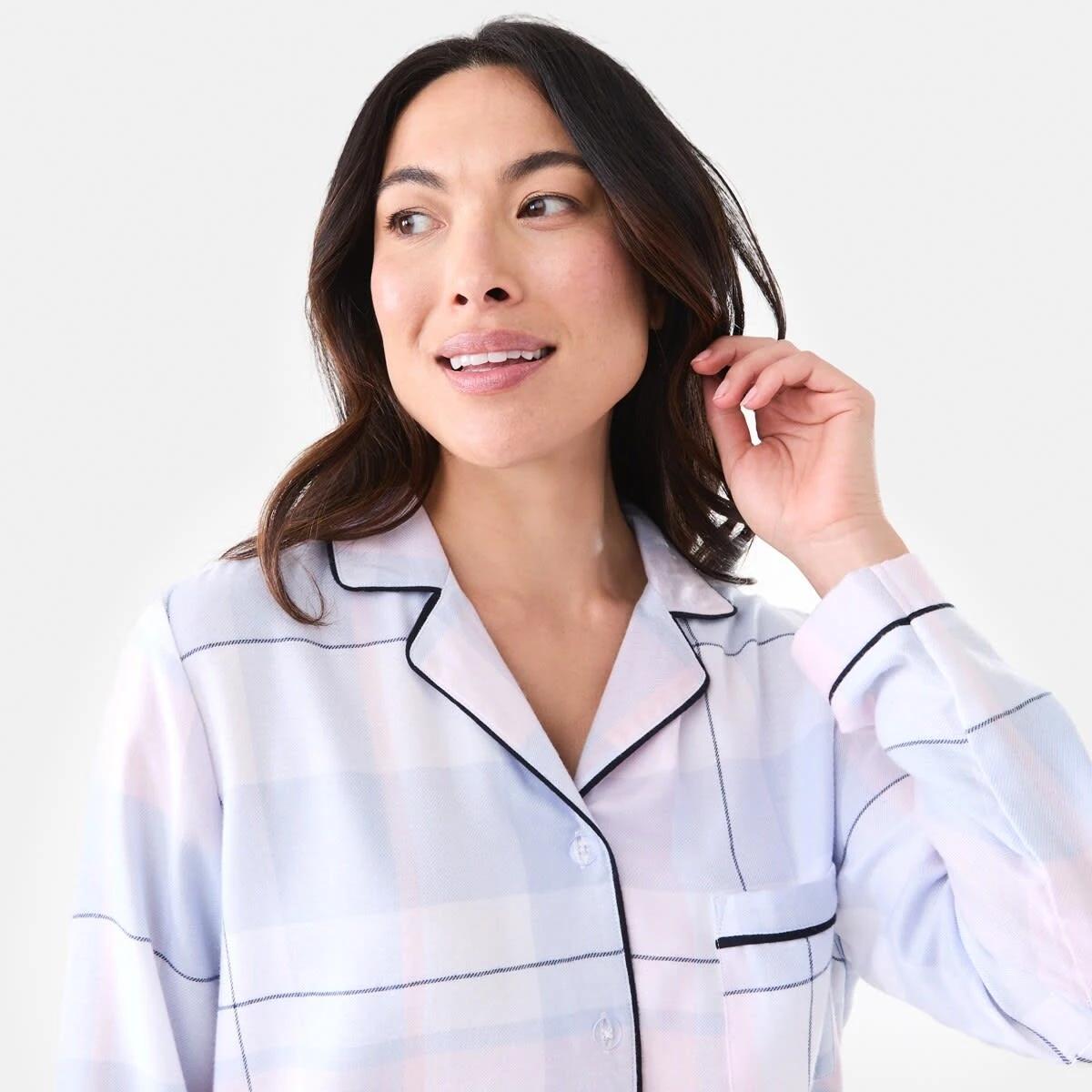 4 Classic Flannel Pyjama Set Soft Chk B, 4 of 6