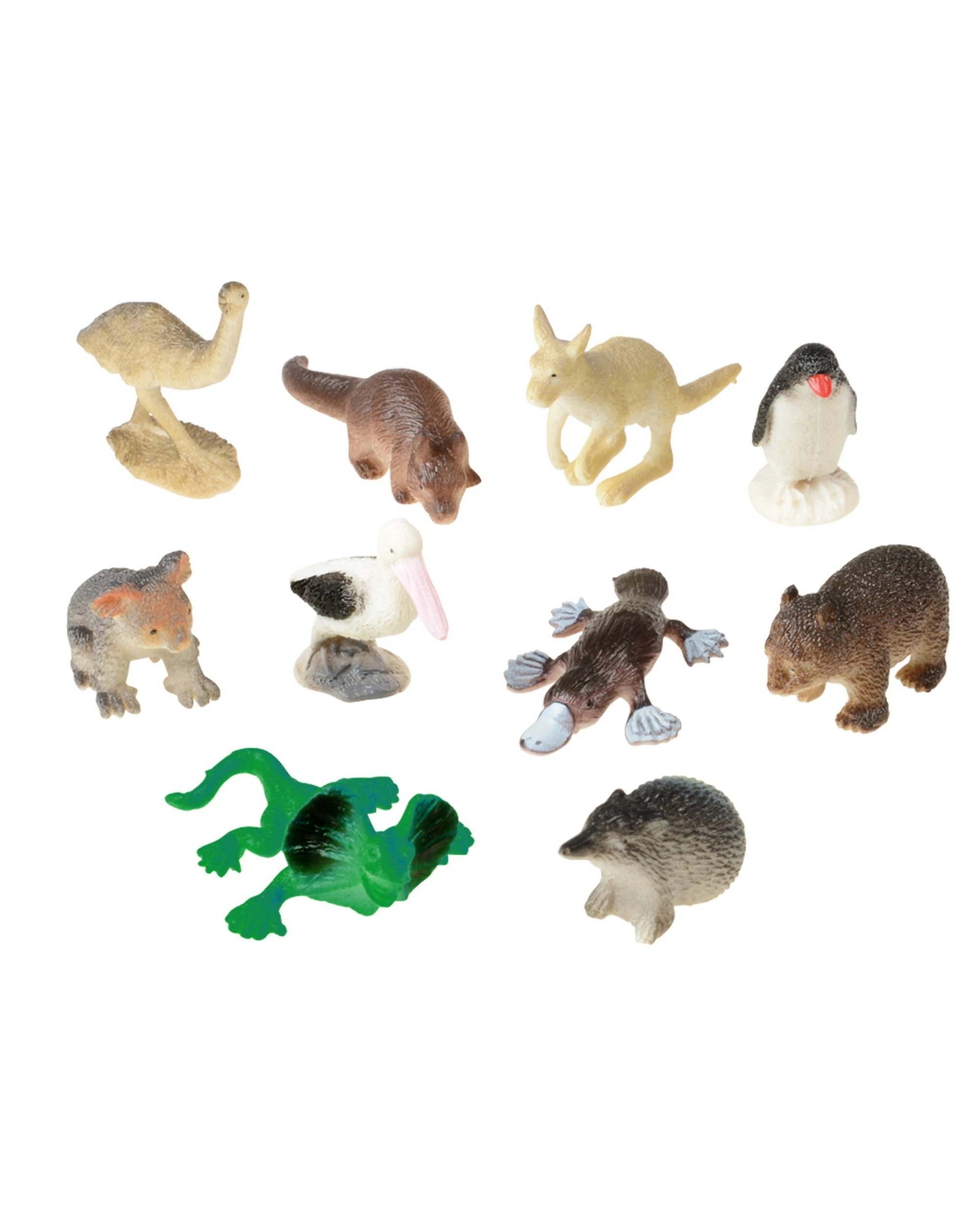 1 US Toy Small Plastic Australian Animals Pack of 10 - Multi, 1 of 1