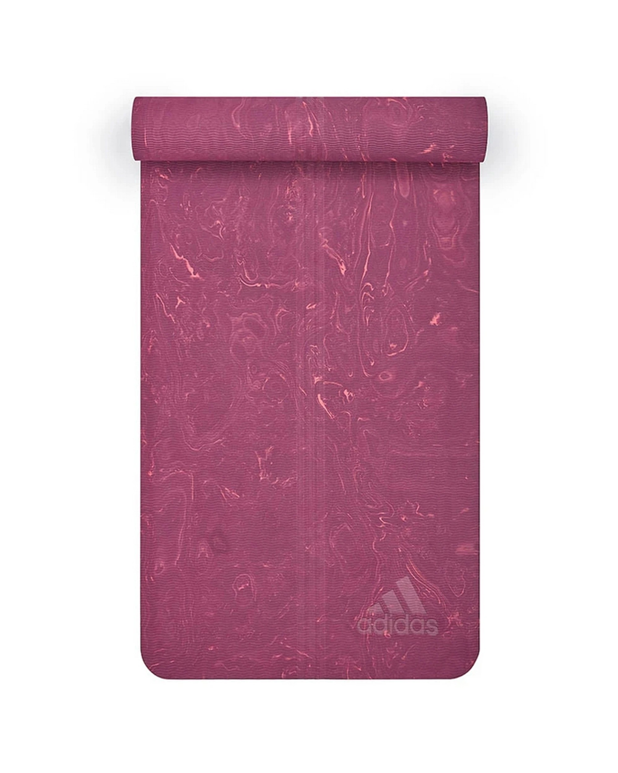 5 Adidas Premium 5mm Camo Yoga Mat Non-Slip TPE With Carry String Lightweight - Pink, 5 of 5
