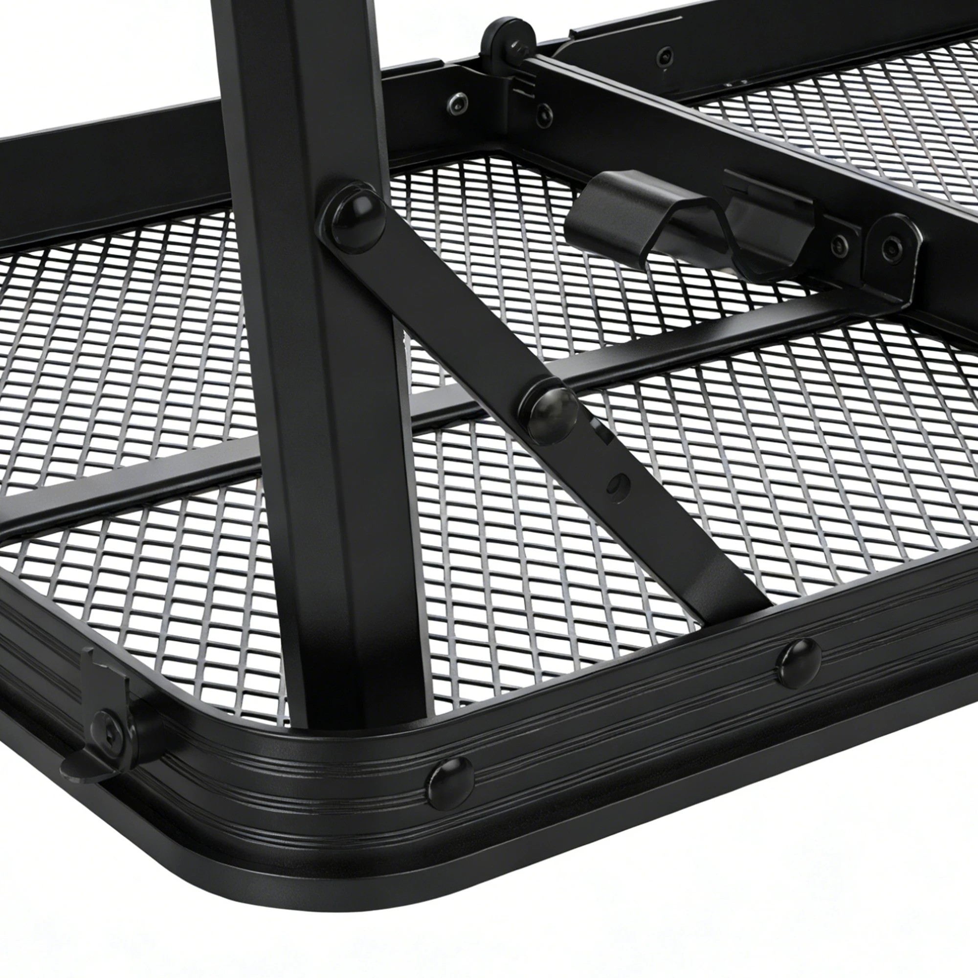 4 Levede Camping Table Mesh Desktop Lightweight Portable Folding Grill Desk - Black, 4 of 8