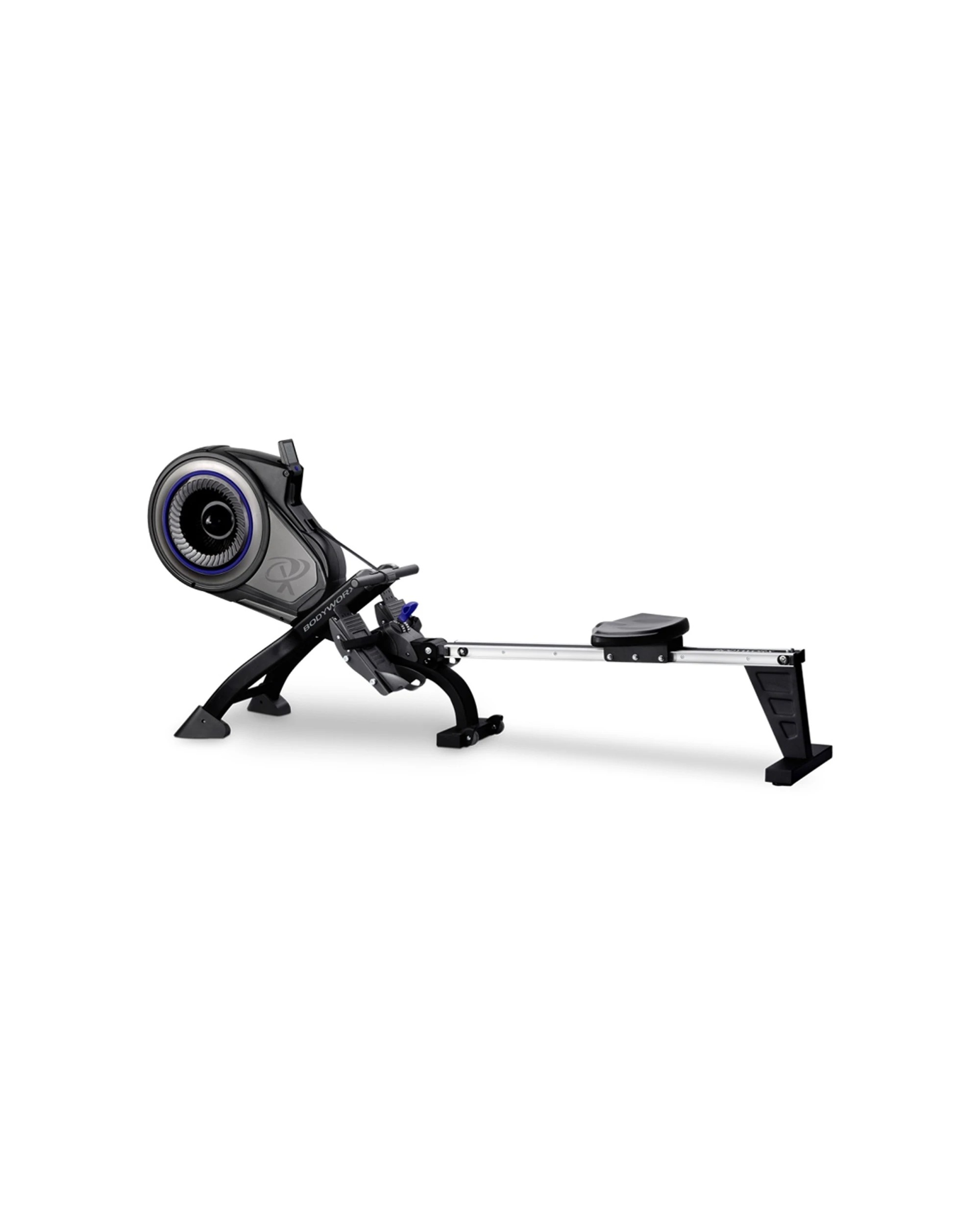2 Bodyworx Manual Mag Rower 8 Level Magnetic Resistance Foldable Gym Equipment 218x52cm - Black, 2 of 2