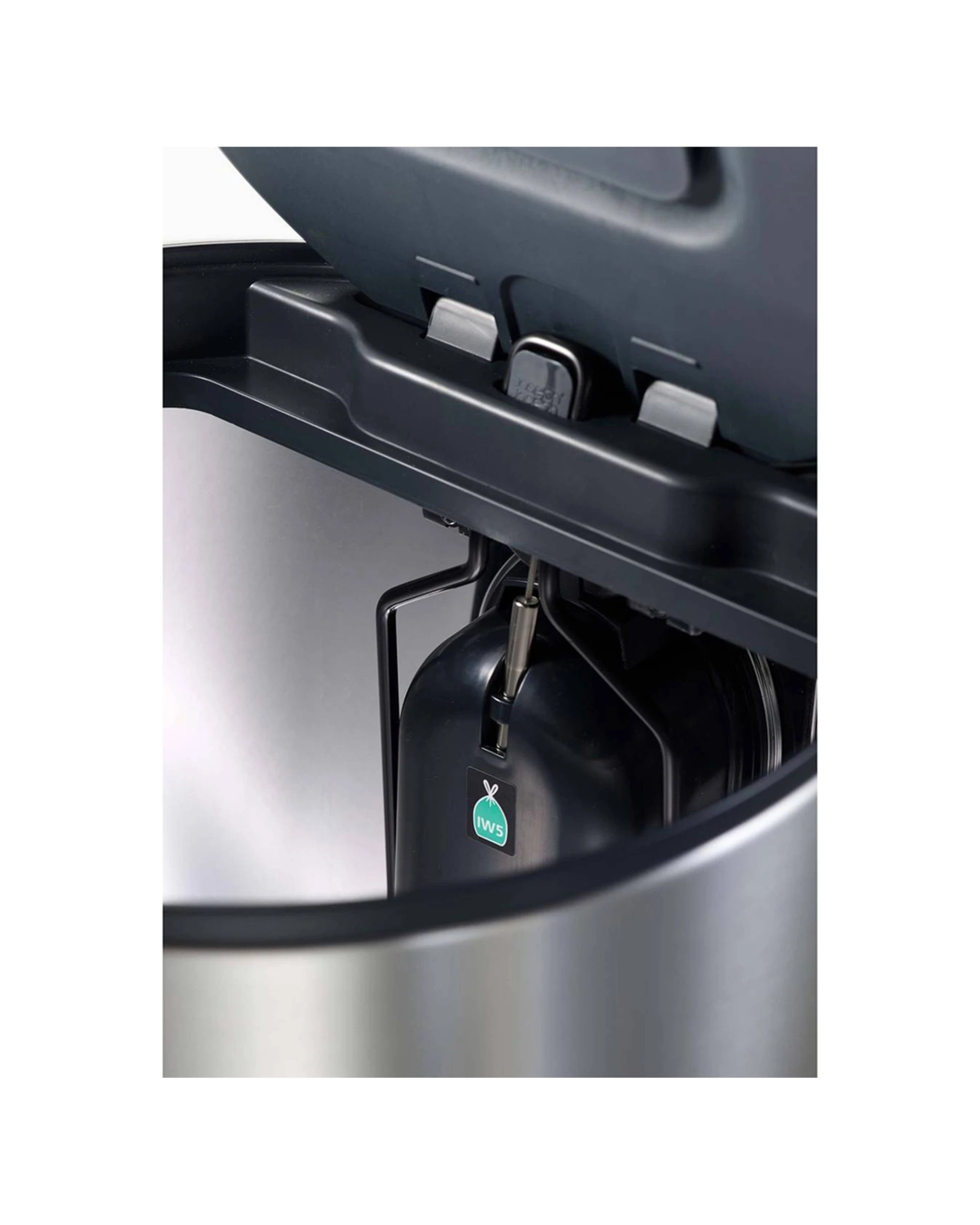 3 Joseph Joseph Arc 30L Pedal Bin Stainless Steel Soft Close Odour Control - Silver, 3 of 7