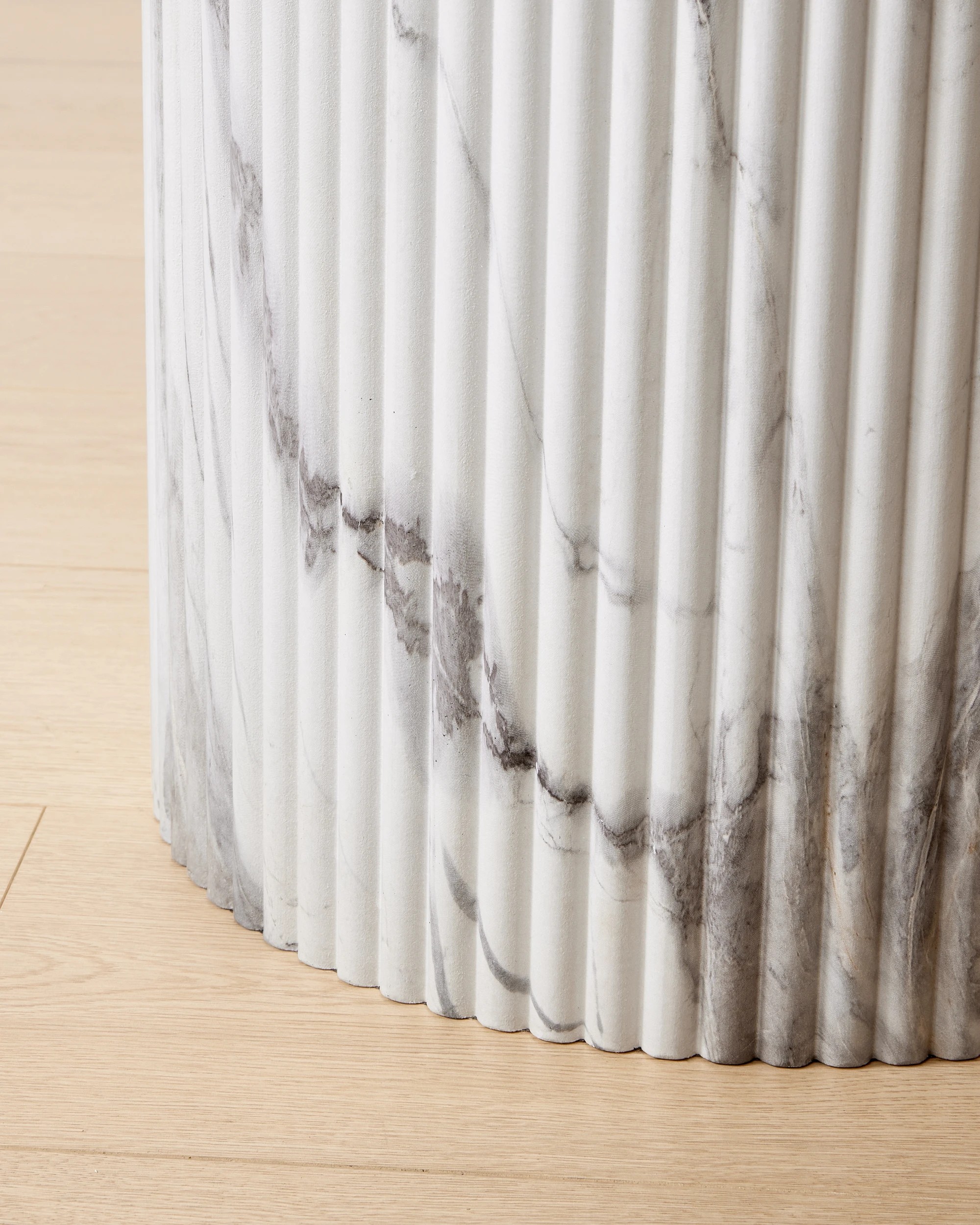 6 Marble Look Side Table, 6 of 7