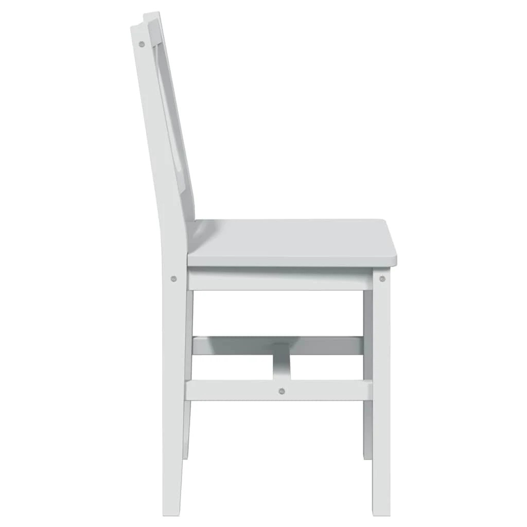 8 Vidaxl 5 Piece Dining Set - White, 8 of 10