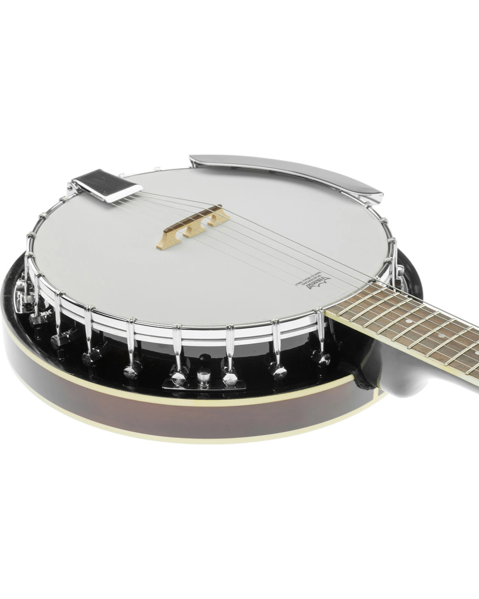 6 Karrera 6 String Resonator Banjo - Brown, 6 of 7
