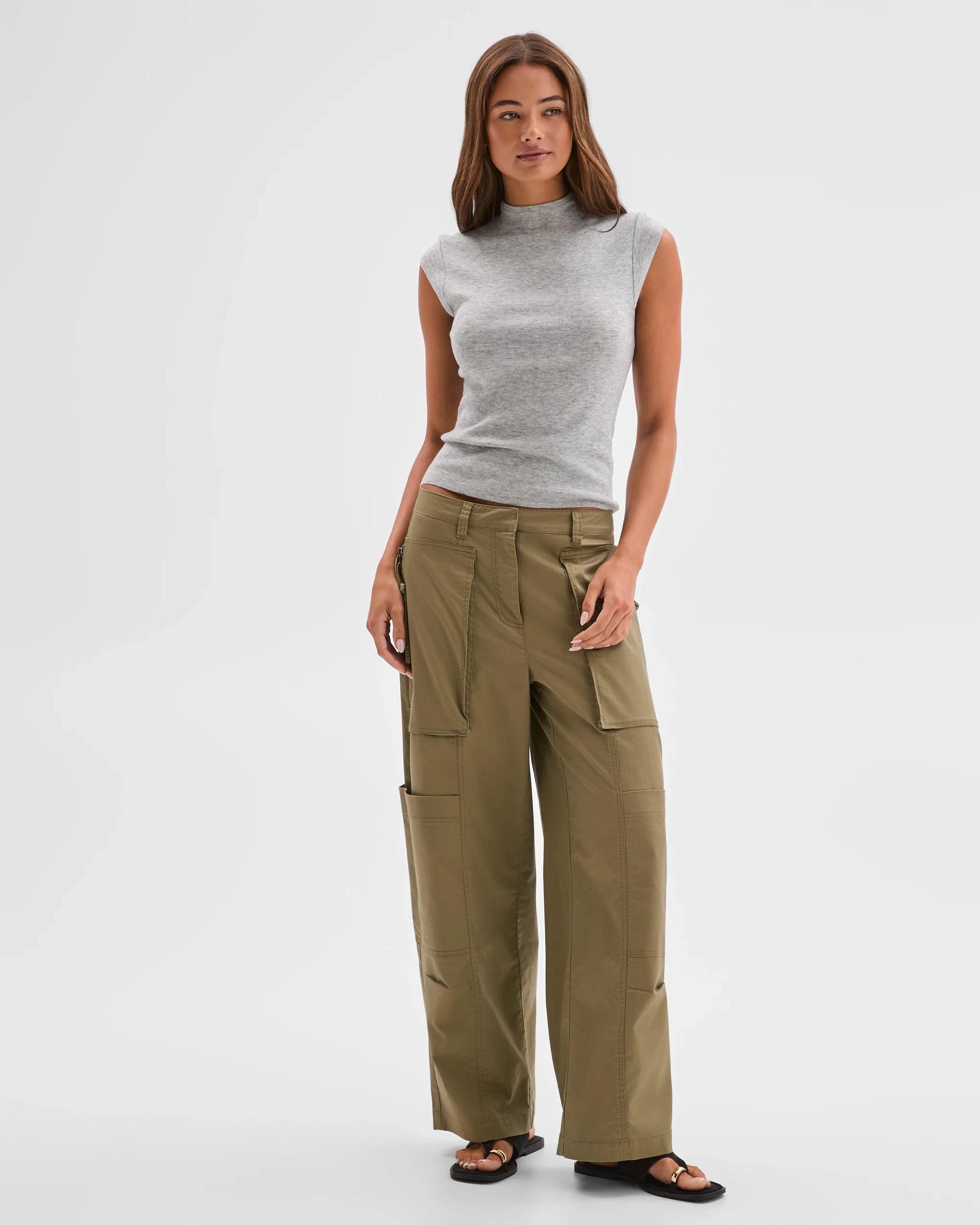 3 Lily Loves Cap Sleeve Knit Top LIGHT GREY MARLE, 3 of 6