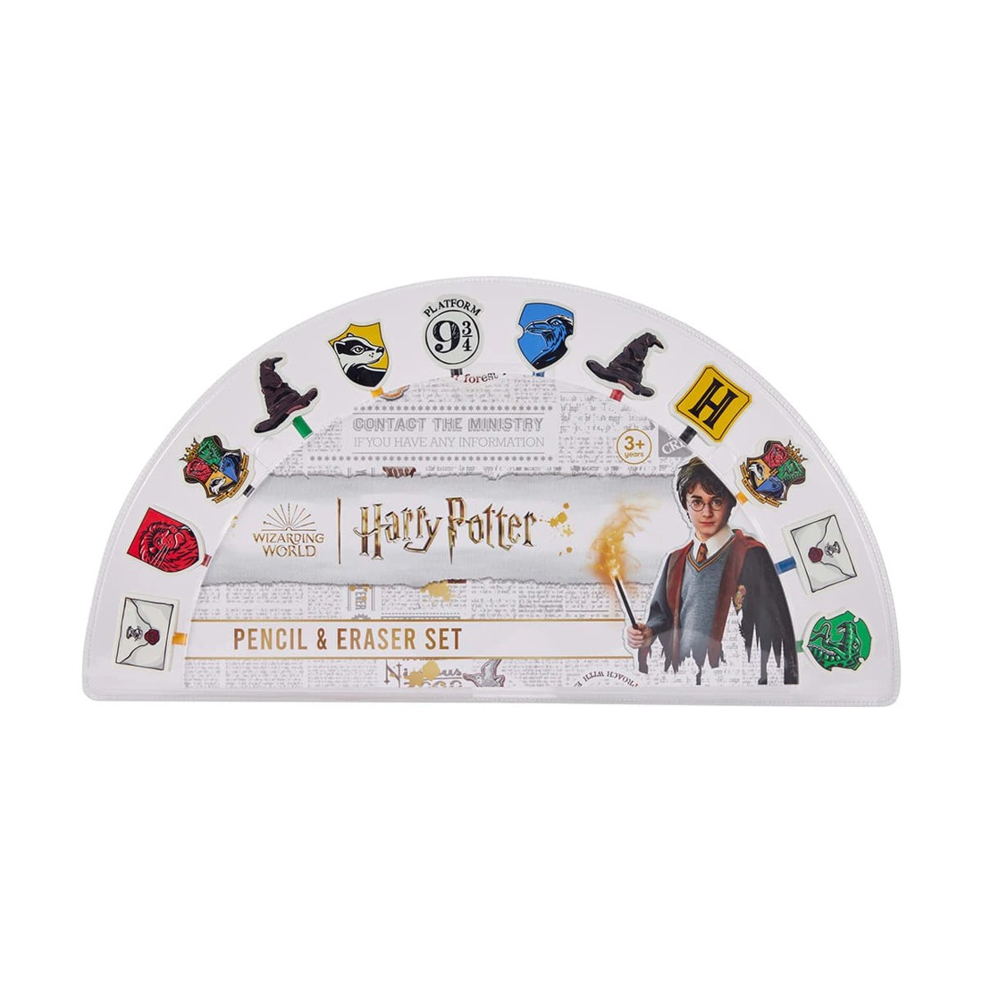 1 Wizarding World Harry Potter Pencil and Eraser Set, 1 of 5